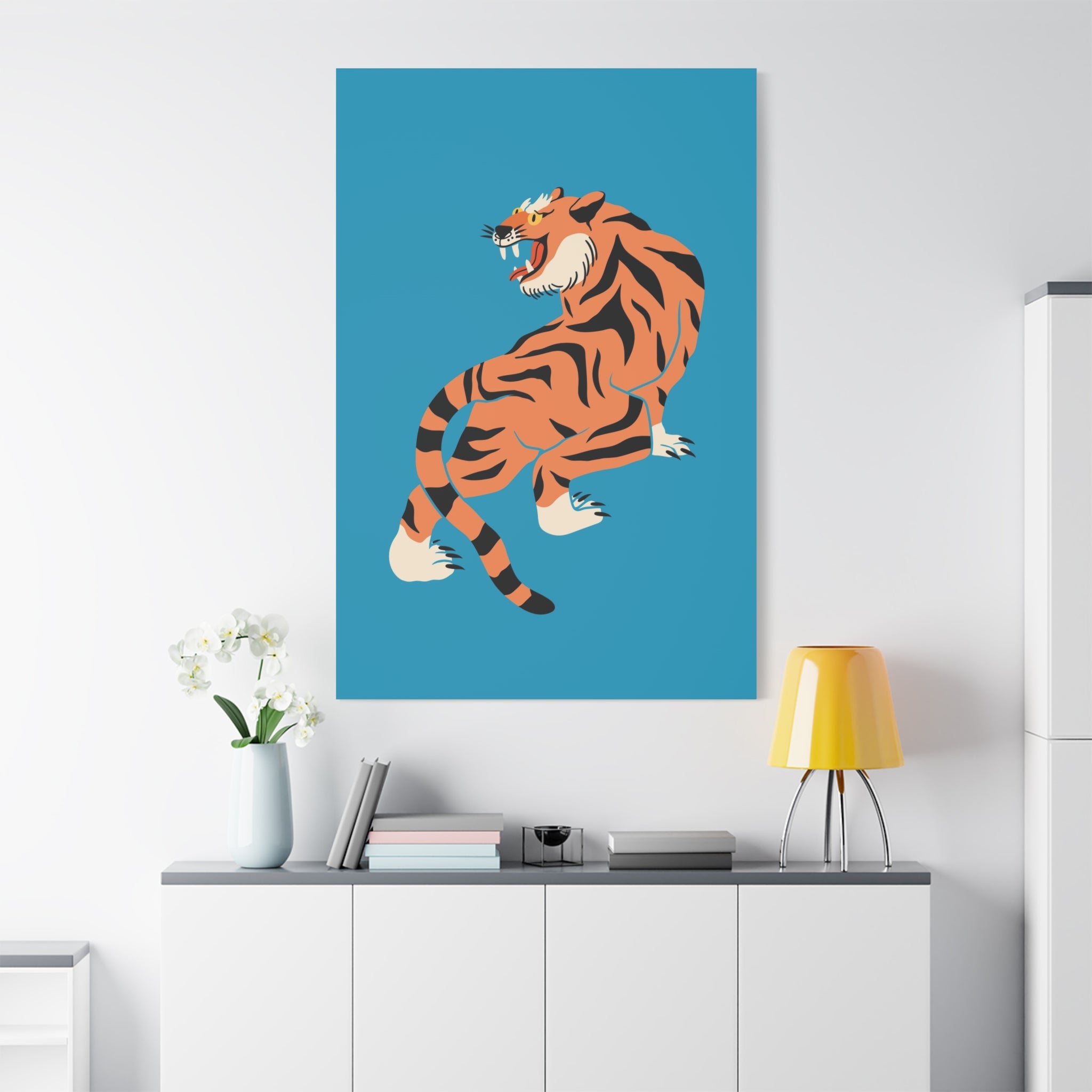 canvas-print-chinese-tiger-art-wall-decor-stretched-matte-canvas-home-decoration-tiger-wall-art-chinese-art-decor-chinese-zod