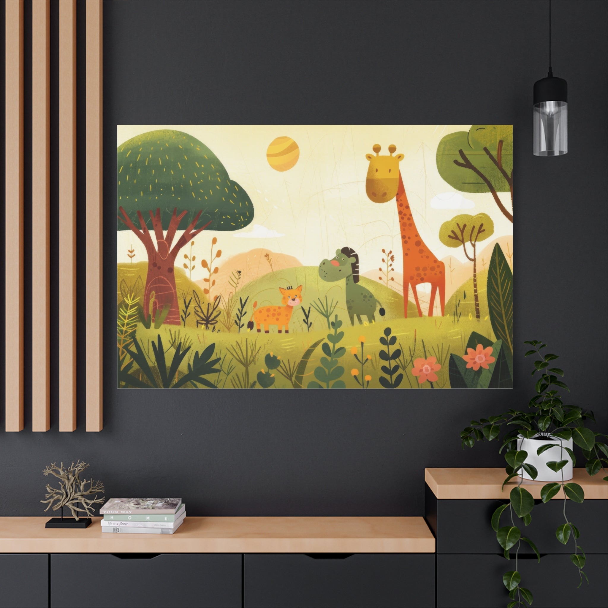 canvas-wall-art-safari-nursery-decor-baby-animals-print-stretched-matte-canvas-nursery-art-cute-animals-decoration-baby-nurse