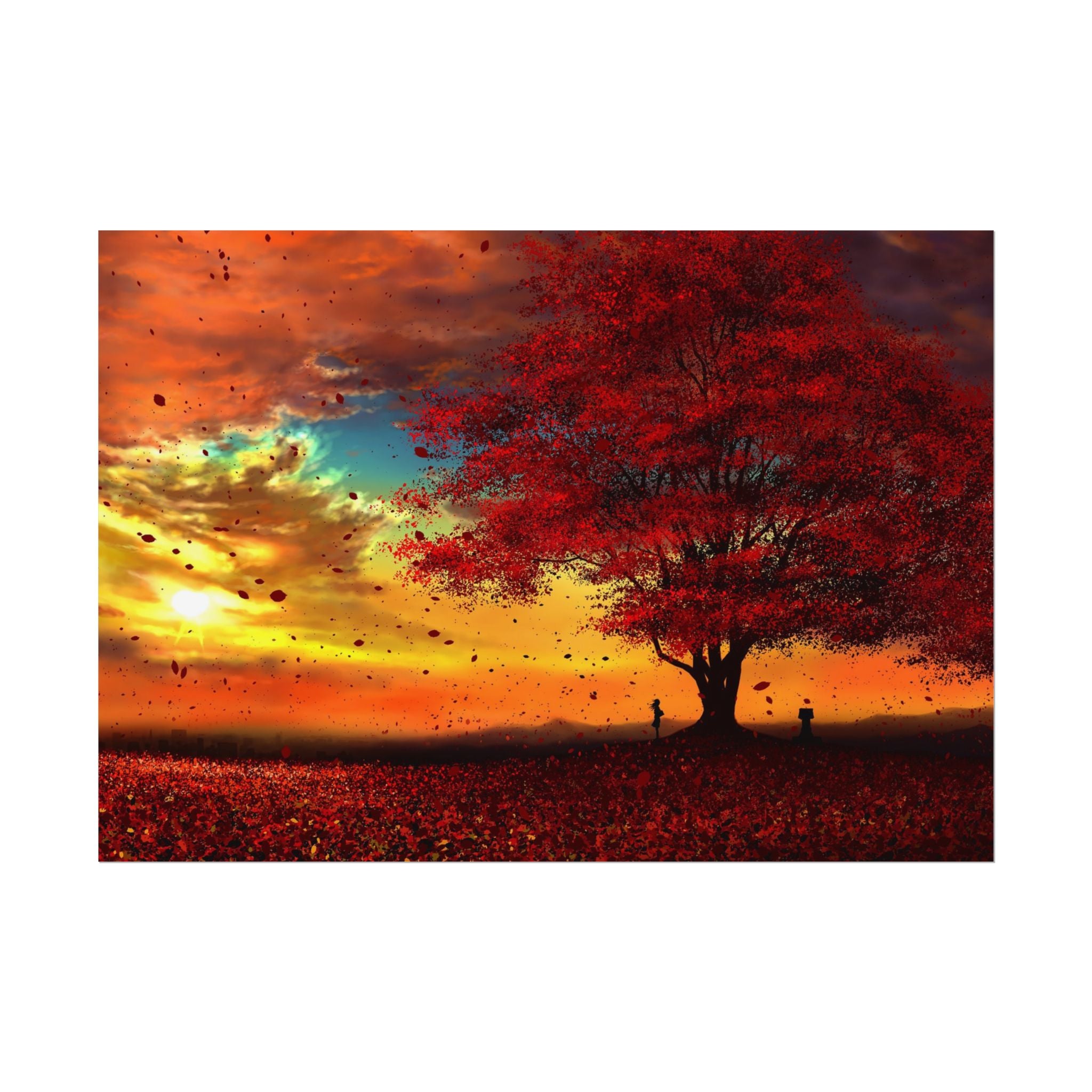 sunset-scenery-autumn-poster-print-wall-art-decor-home-decoration-nature-artwork-gift-idea-wall-hanging