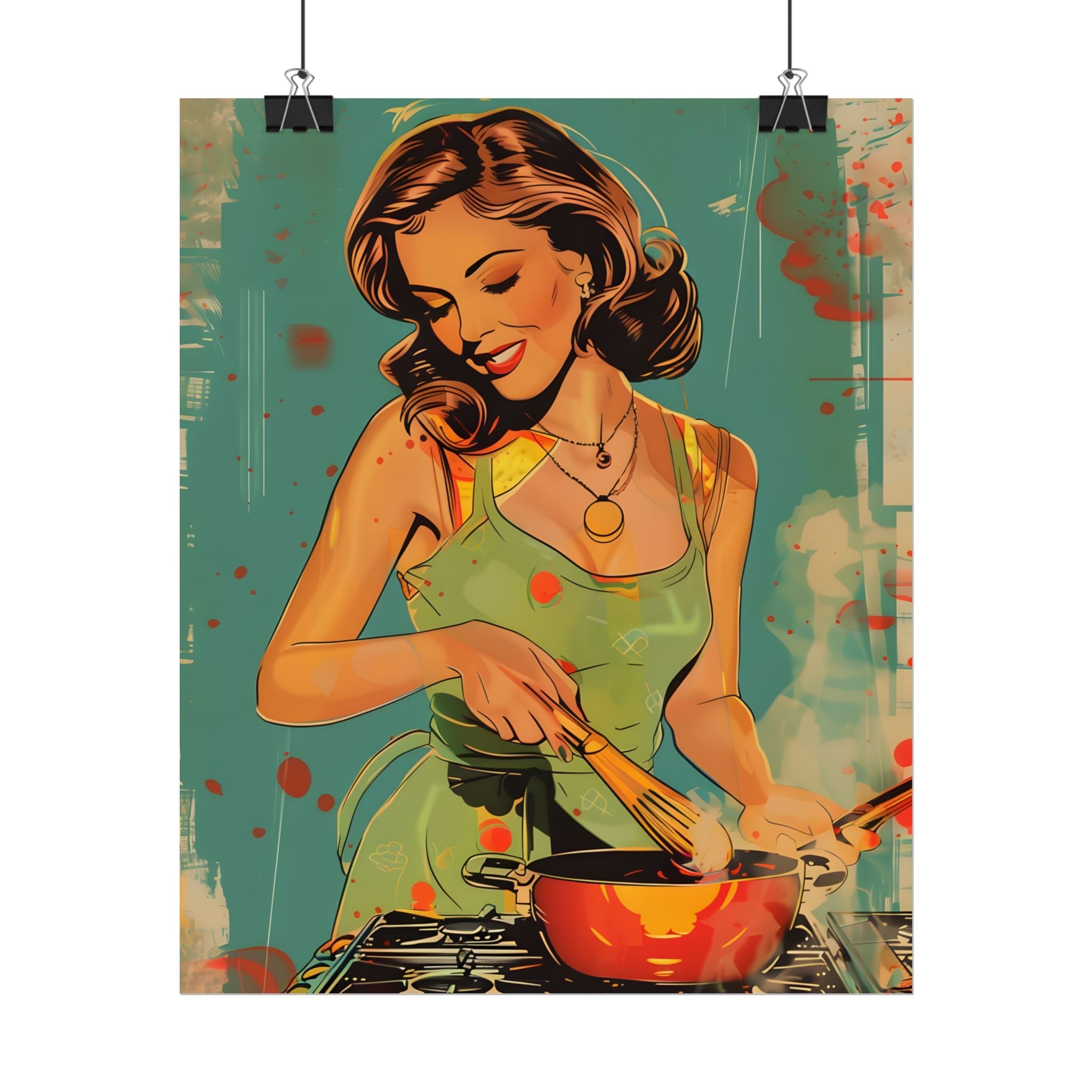 vintage-pin-up-girl-poster-print-vintage-Poster-wall-art-housewife-retro-pinup-poster-pin-up-illustration-home-decor-wall-han