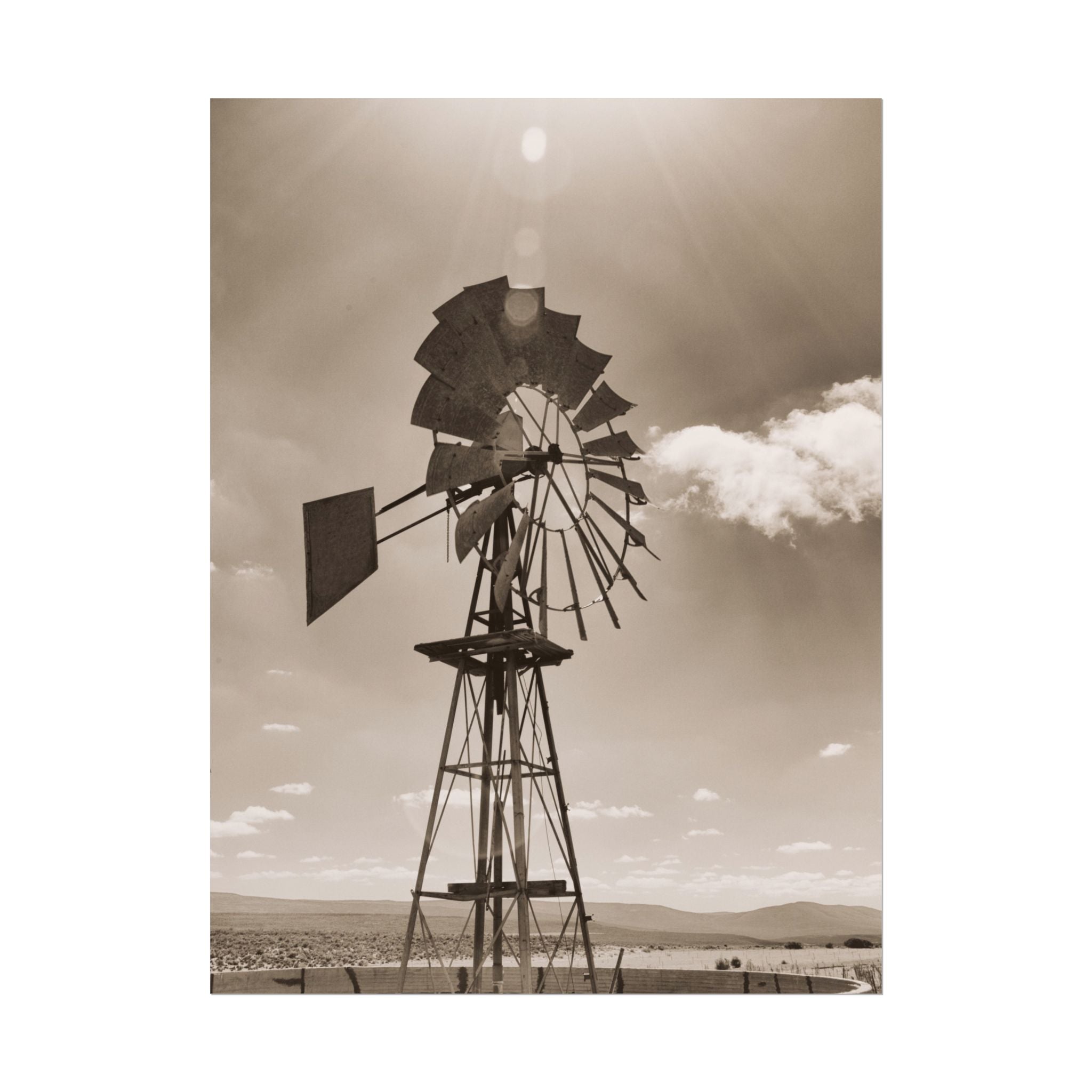 rustic-windmill-photography-poster-print-farm-house-wall-decor-gift-for-farmers-country-home-decor-windmill-wall-art