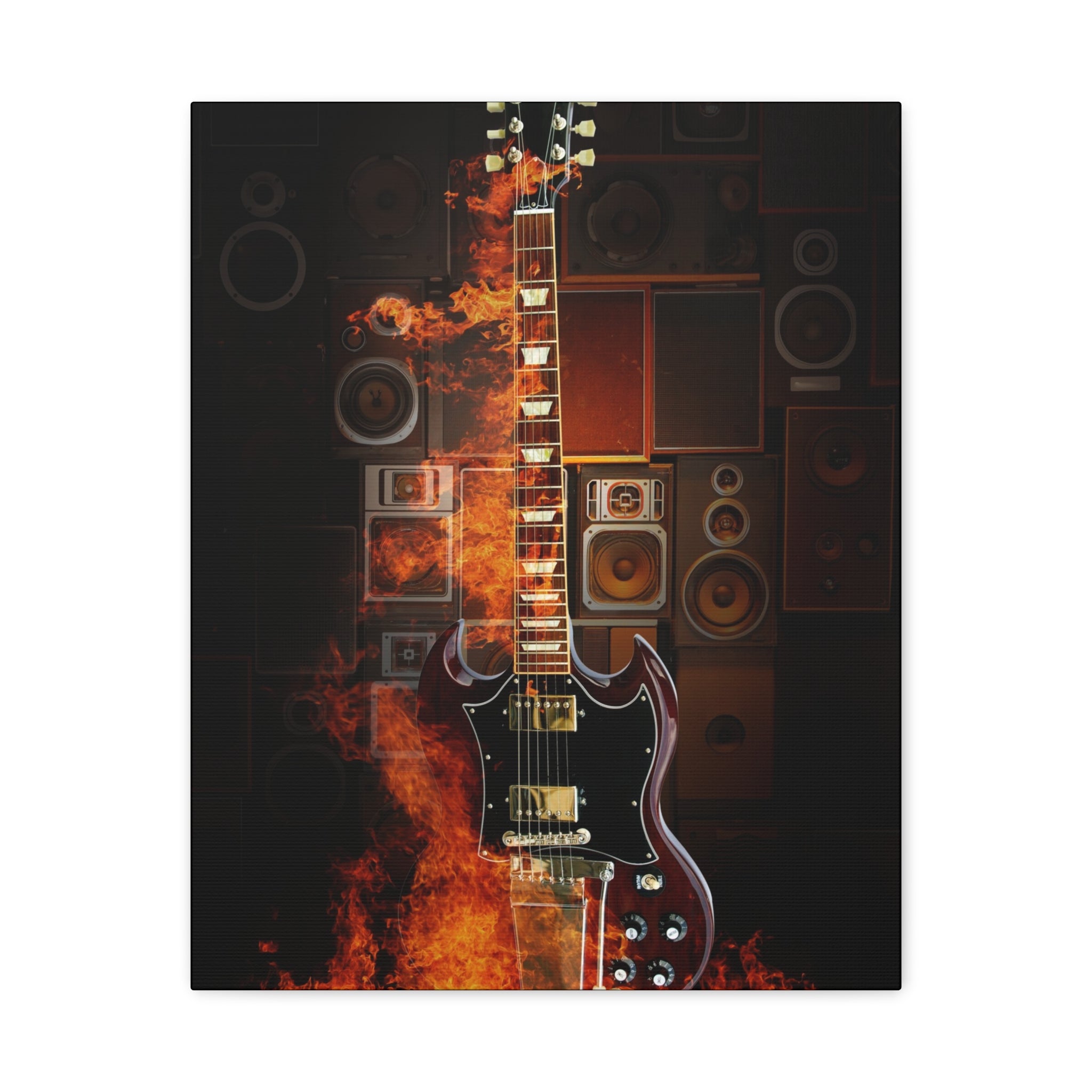 canvas-print-rock-n-roll-guitar-in-fire-home-wall-decor-music-art-gift-matte-stretched-wall-art-musicians-gift-guitarist-deco