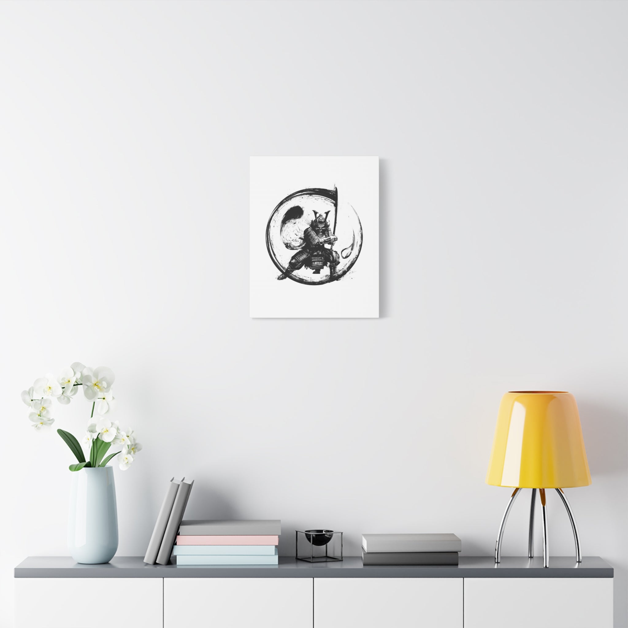 canvas-wall-art-japanese-samurai-ying-yang-katana-oni-mask-black-and-white-home-decor-zen-wall-hanging-asian-art-samurai-swor