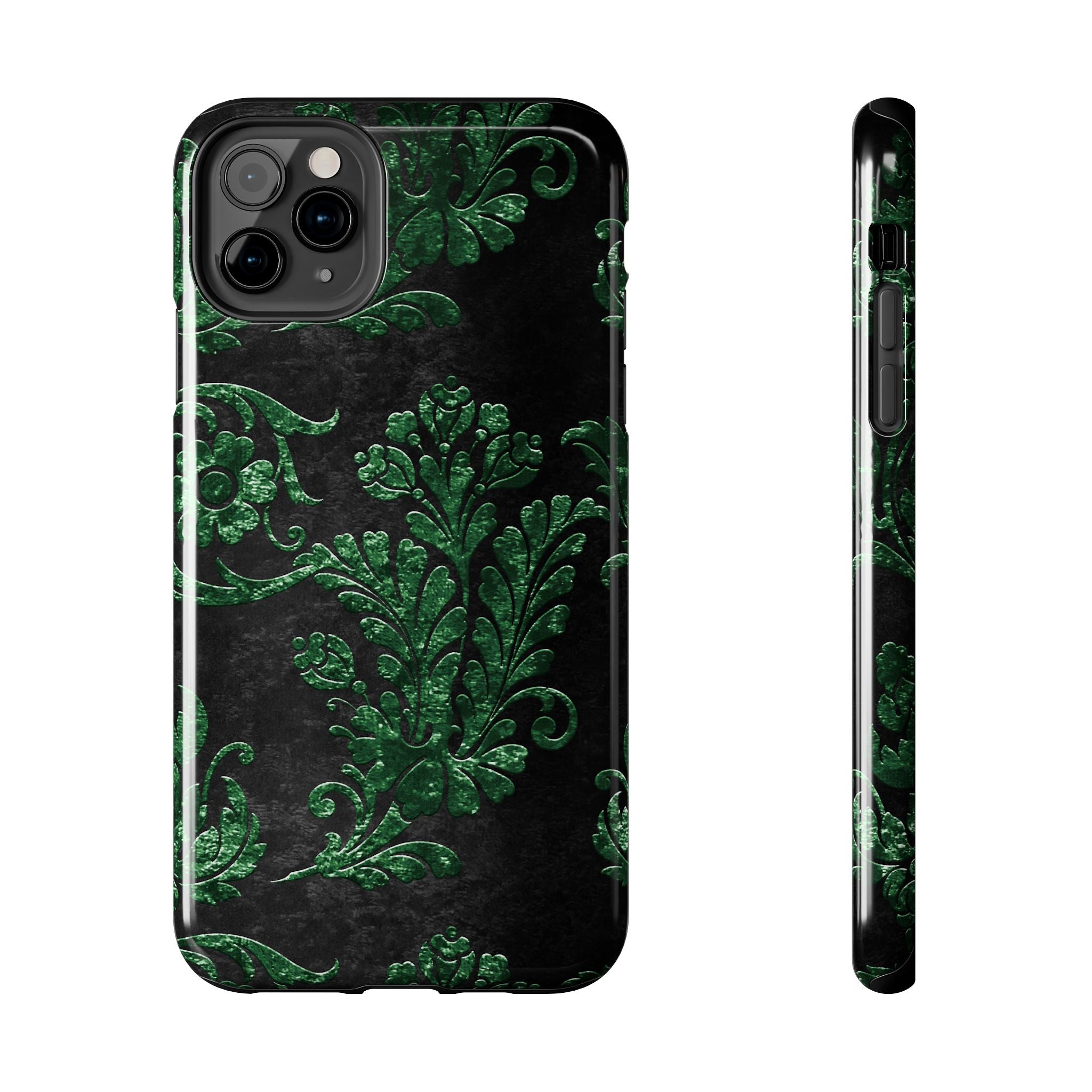 embossed-emerald-velvet-tough-iphone-case-protective-iphone-cover-heavy-duty-iphone-case-rugged-phone-case-durable-smartphone