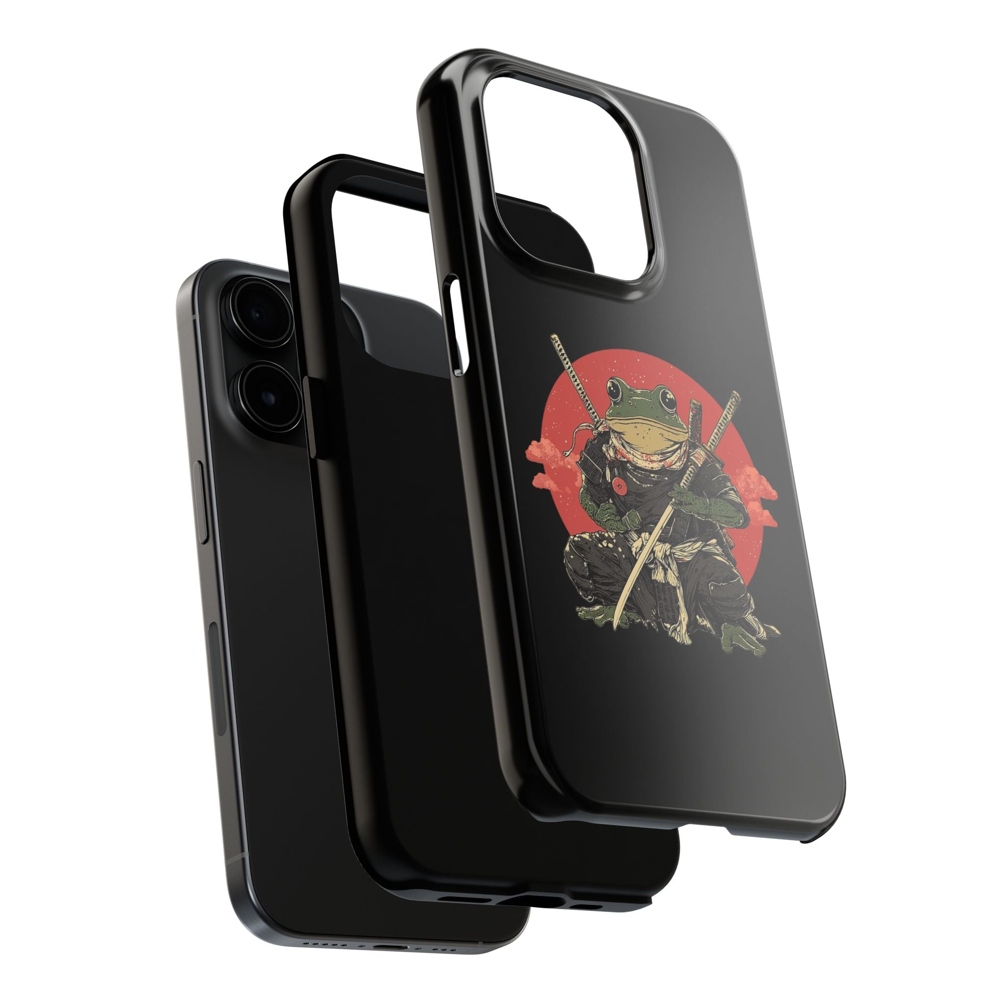retro-vintage-ninja-frog-iphone-tough-case-red-sun-japanese-samurai-frog-design-ninja-warrior-black-iphone-hard-cover