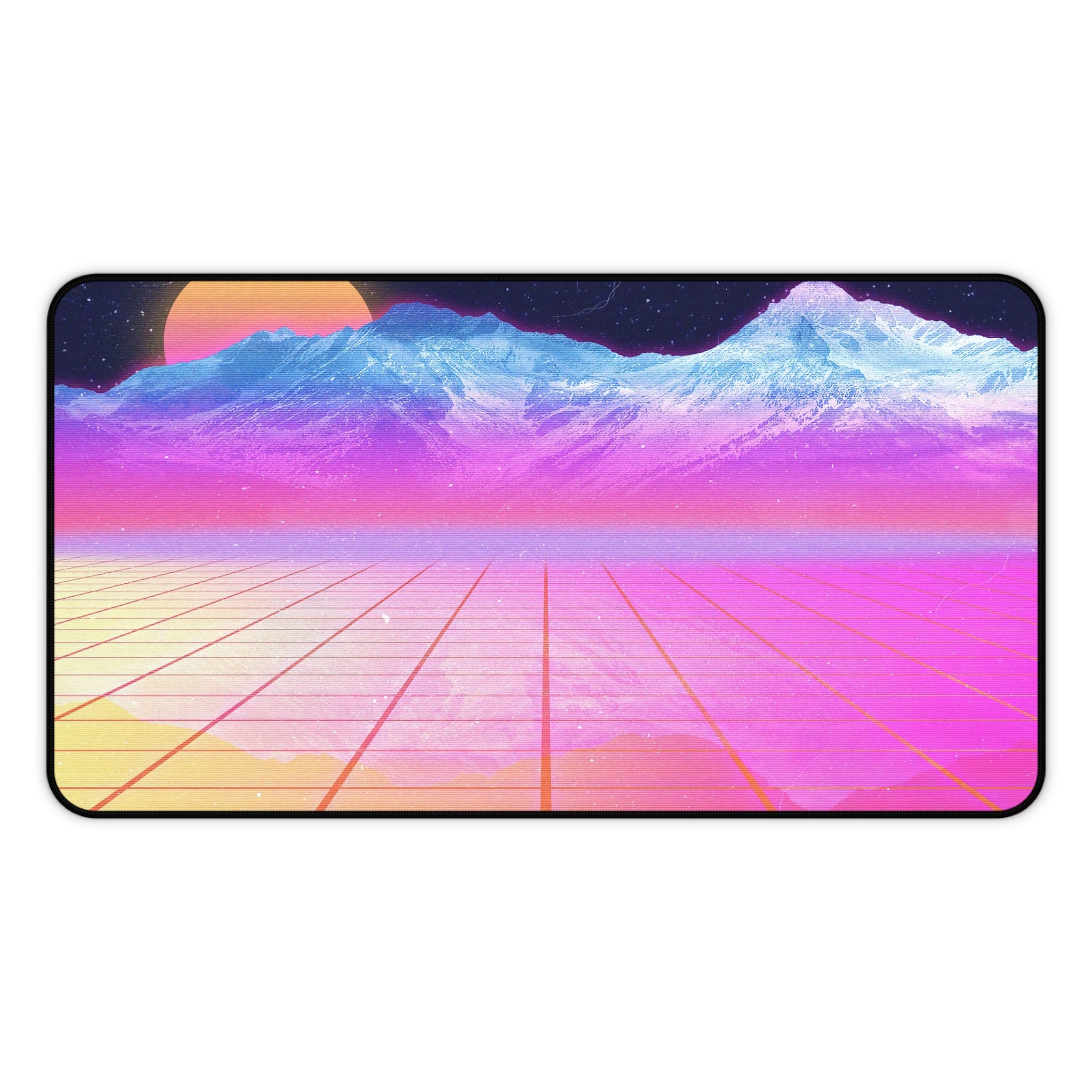 vaporwave-moon-mountains-mouse-pad-retrowave-city-delorean-desk-mat-neon-synthwave-desk-pad-vaporwave-sun-and-mountains