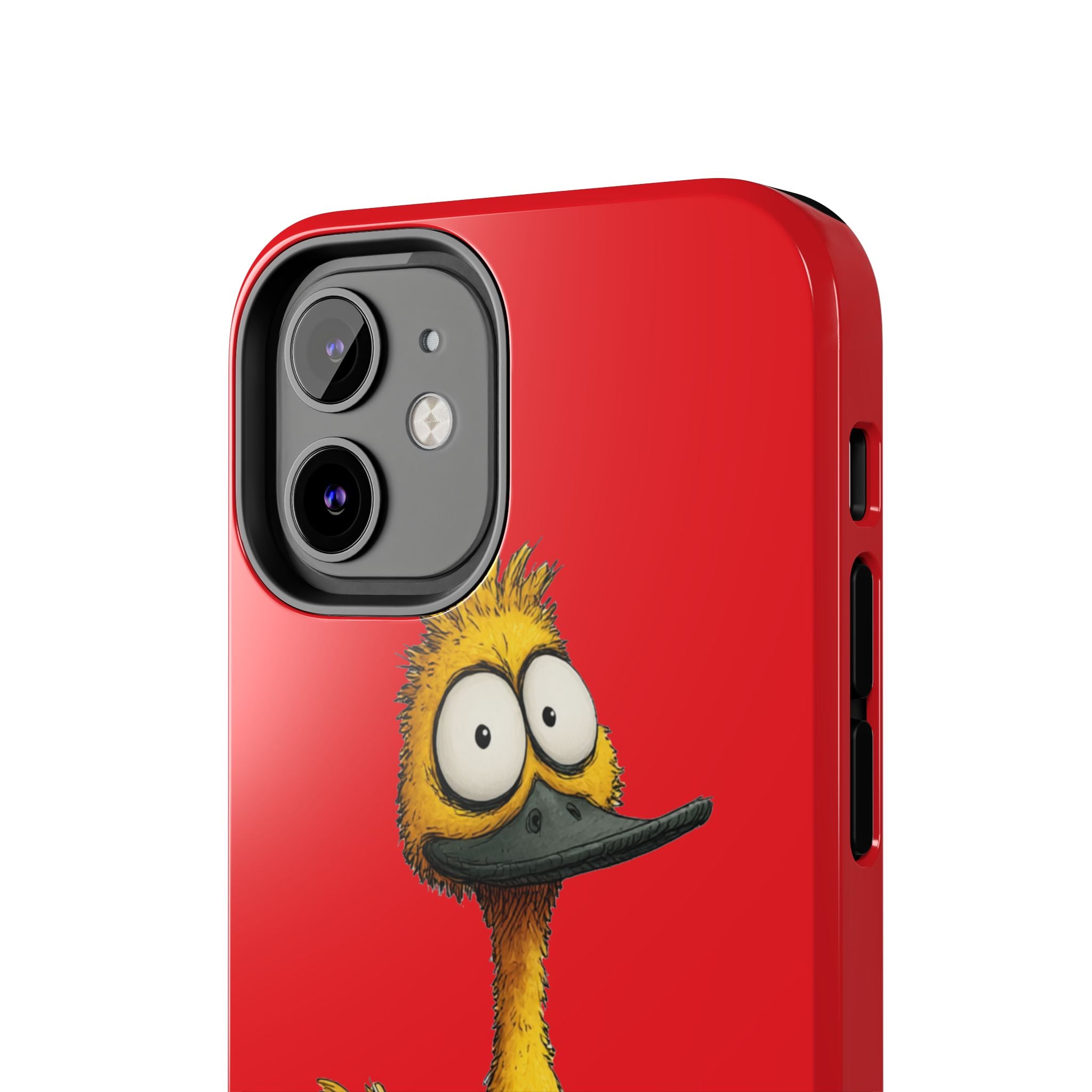 Quirky Funny Duck iPhone Tough Case - Kawaii Animal Phone Cover - Protective Phone Cover - Yellow iPhone Case