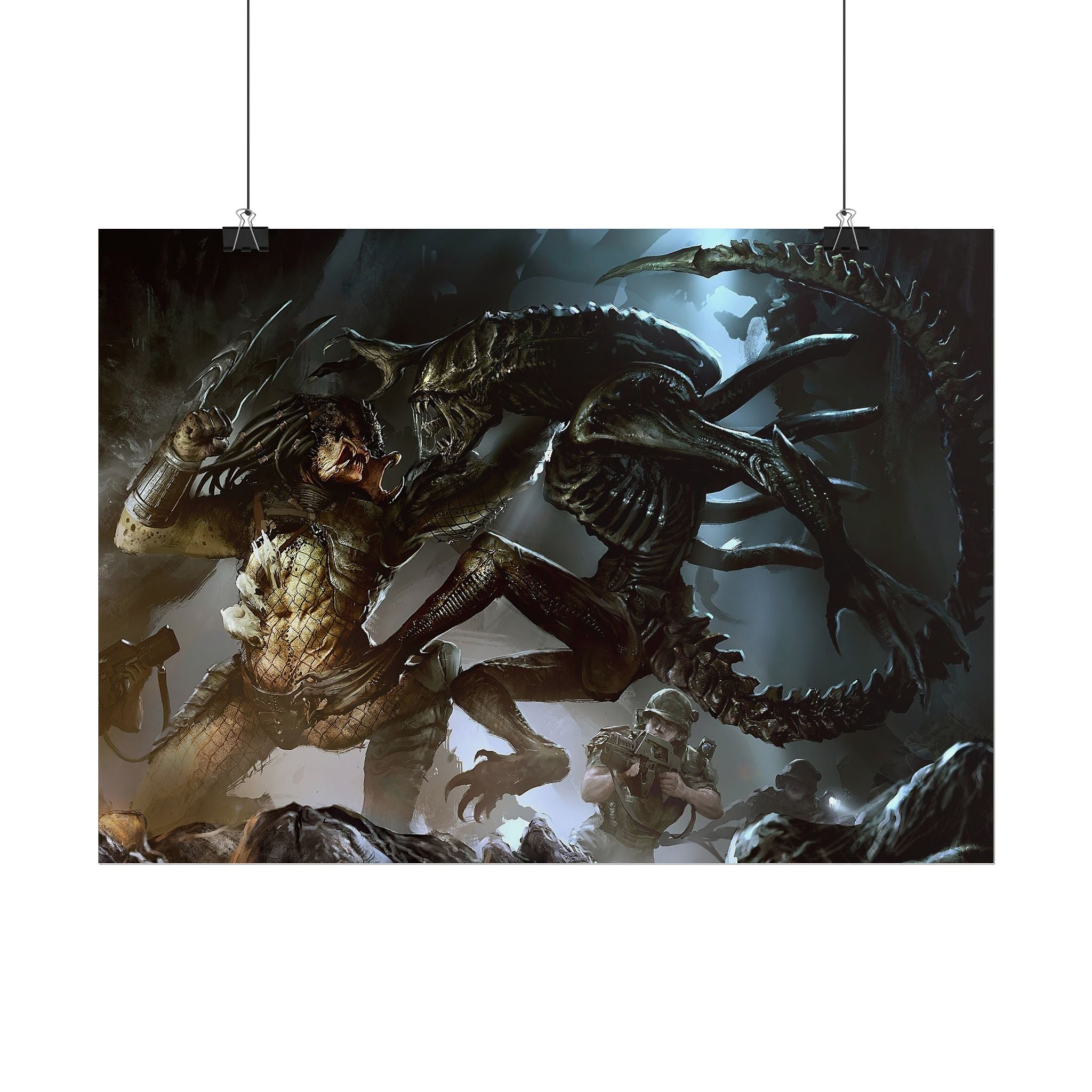 predator-alien-poster-print-xenomorph-si-fi-home-decor-movie-poster-pretador-fantasy-art