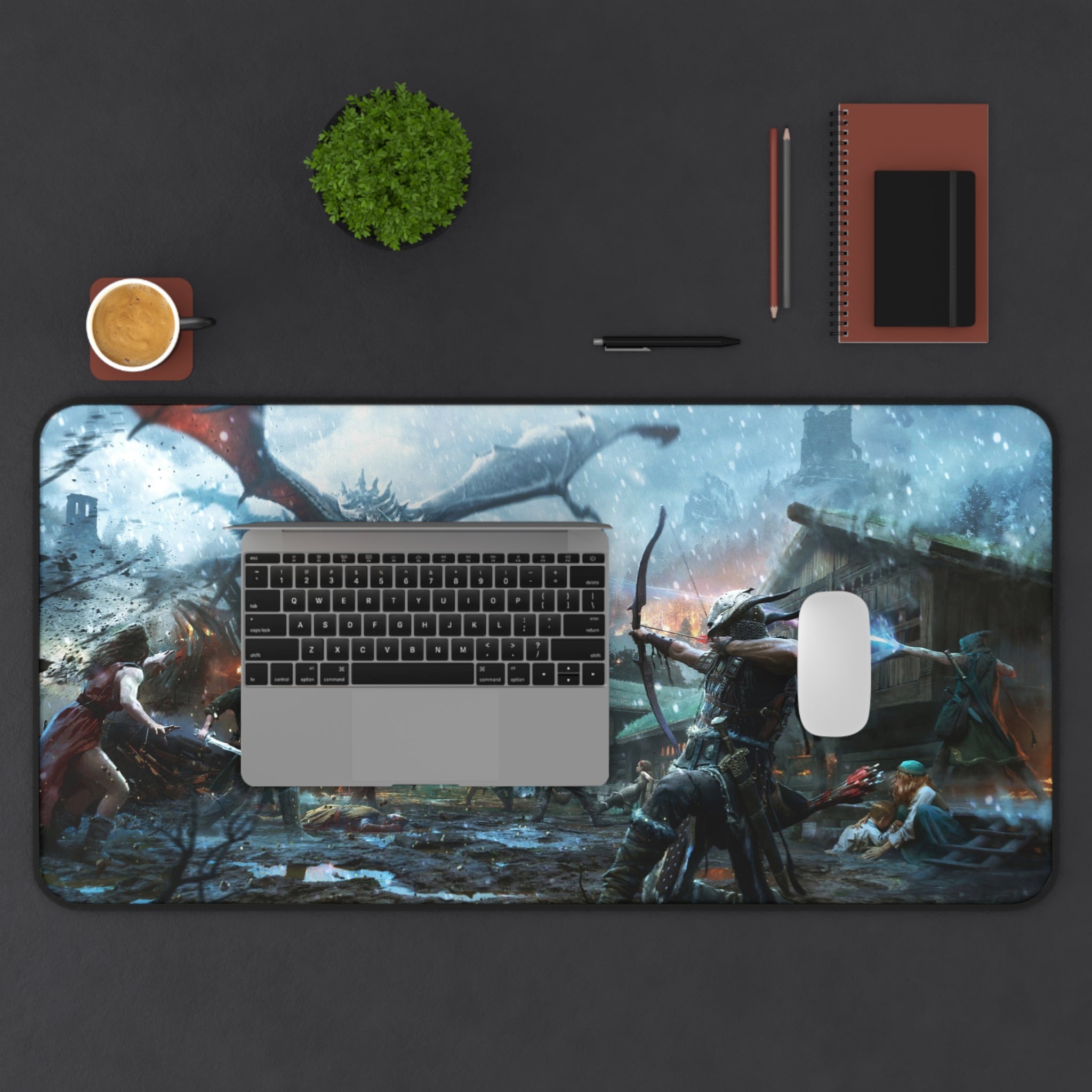 skyrim-deskpad-the-elder-scrolls-mousepad-gaming-deskpad-dragon-and-viking-warrior-desk-decor