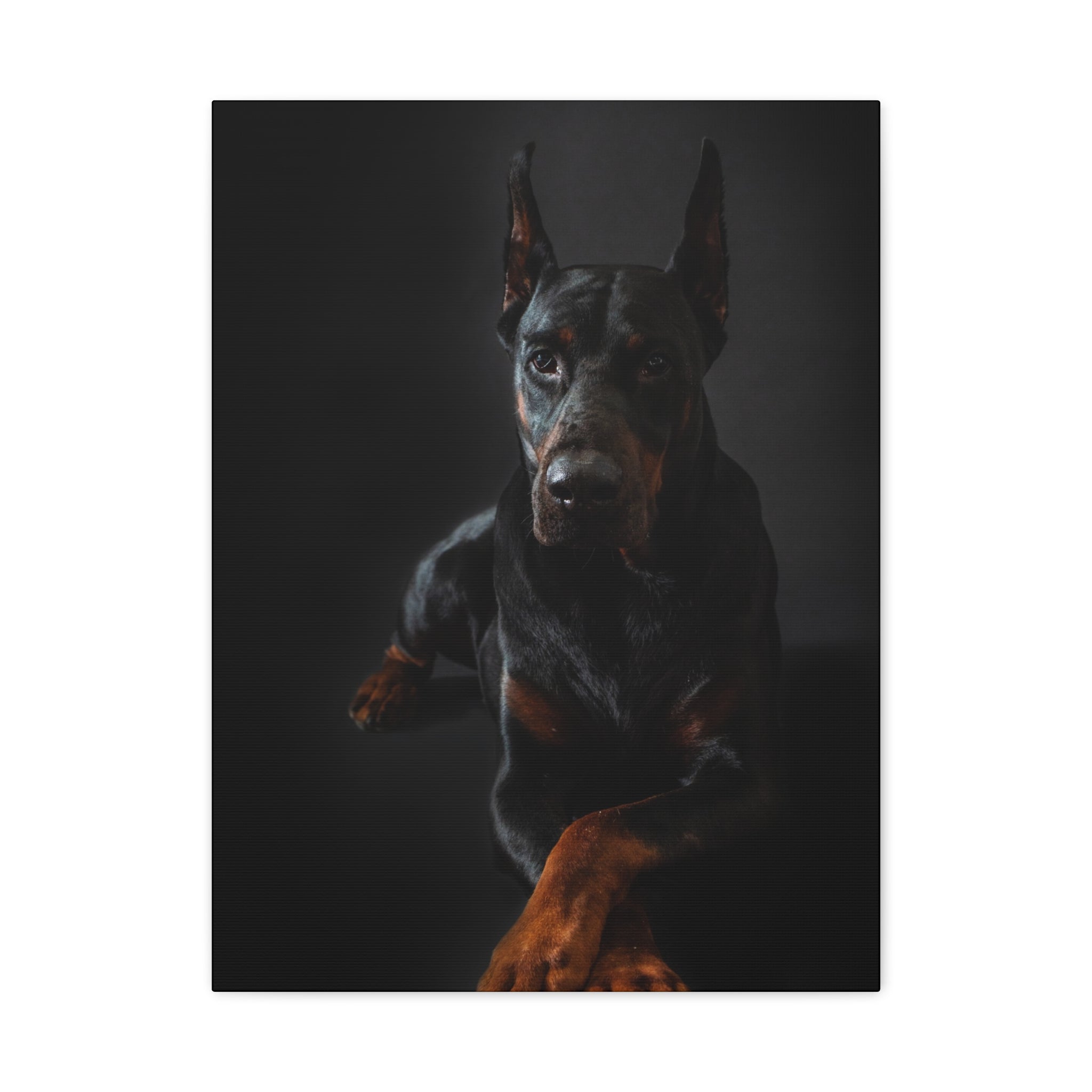 canvas-print-doberman-dog-wall-art-home-decor-office-decor-stretched-matte-canvas-1-25-gift-for-dog-lovers-animal-artwork-pet