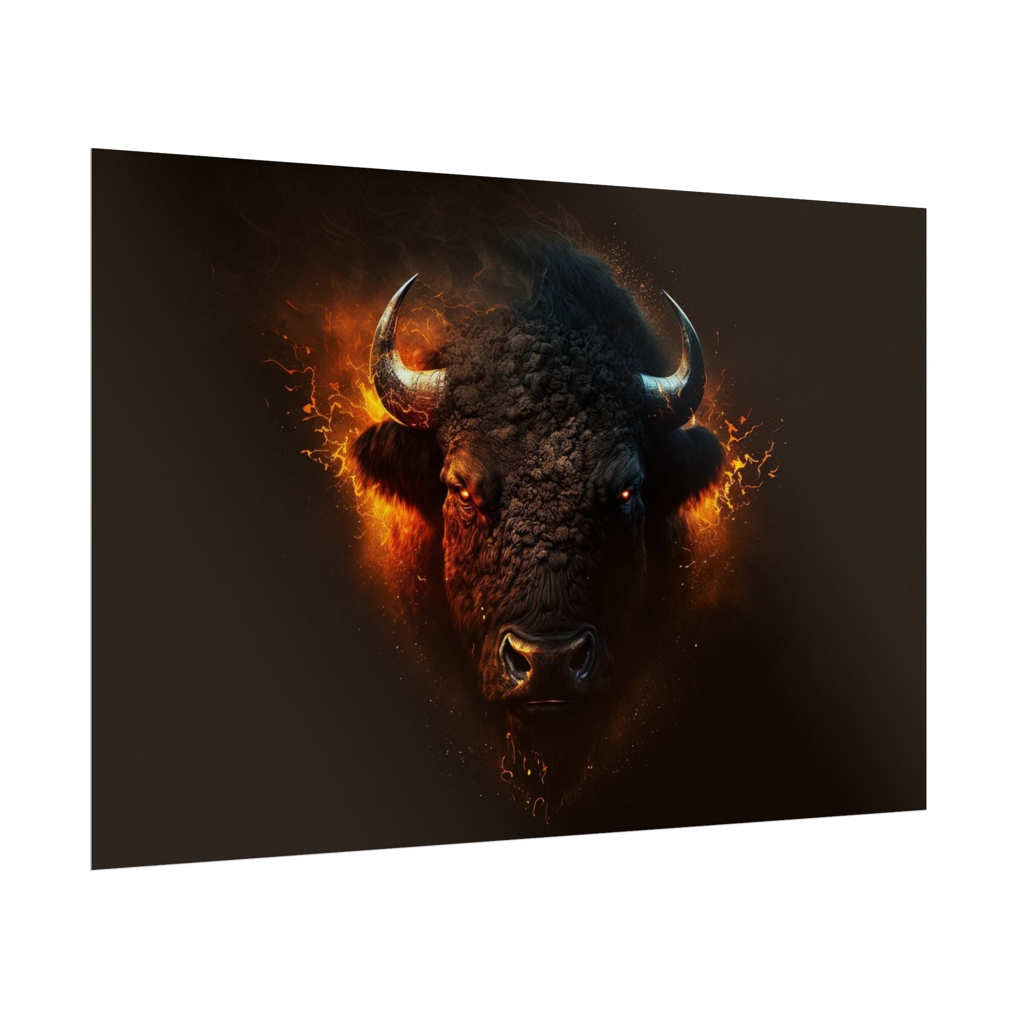 bison-art-poster-wall-decor-buffalo-gift-wildlife-home-decoration-western-bison-wall-art-nature-lover-gift-farm-house-wall-de