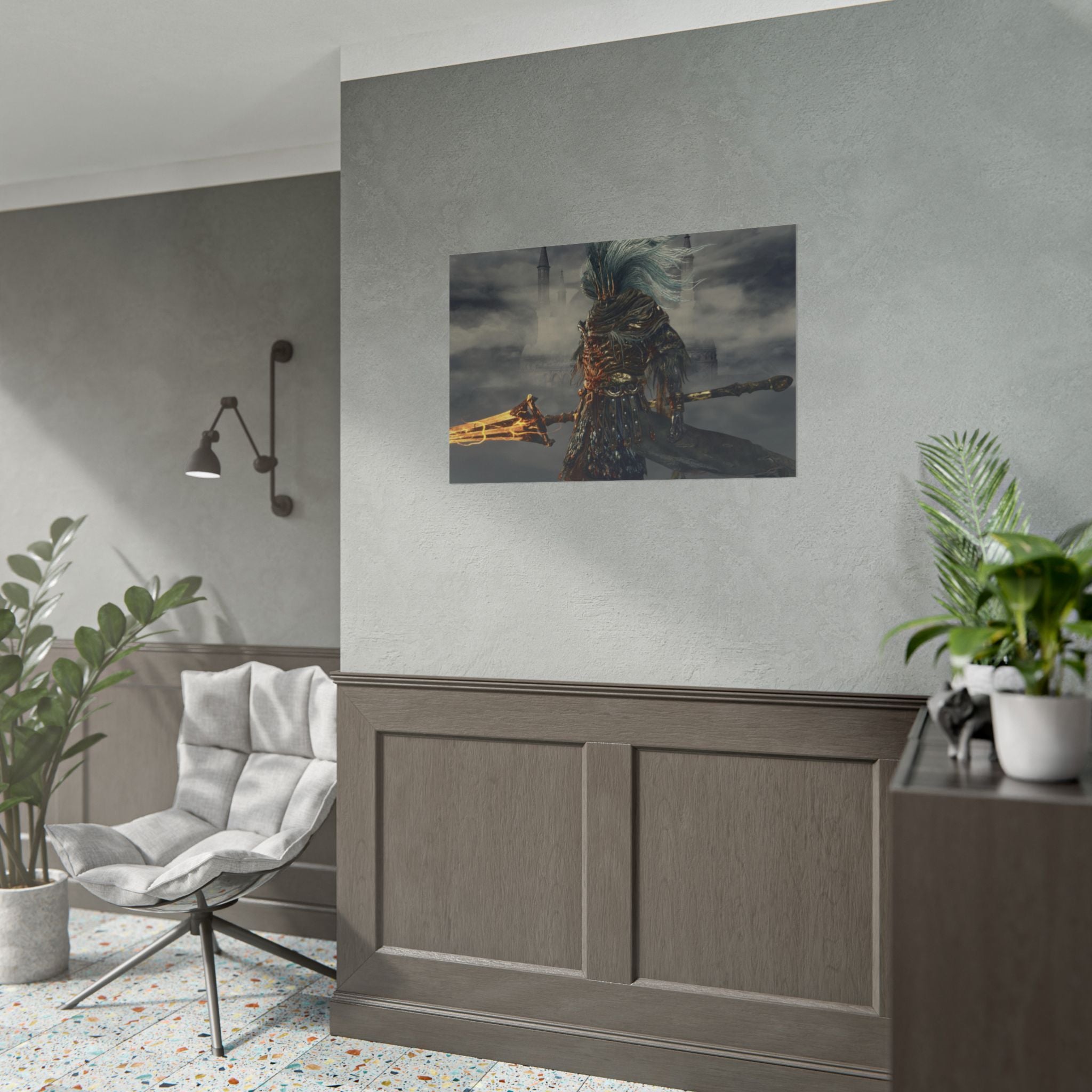 dark-souls-warrior-poster-the-nameless-king-gaming-wall-art-print-poster-art-game-wall-decor-geek-poster-print