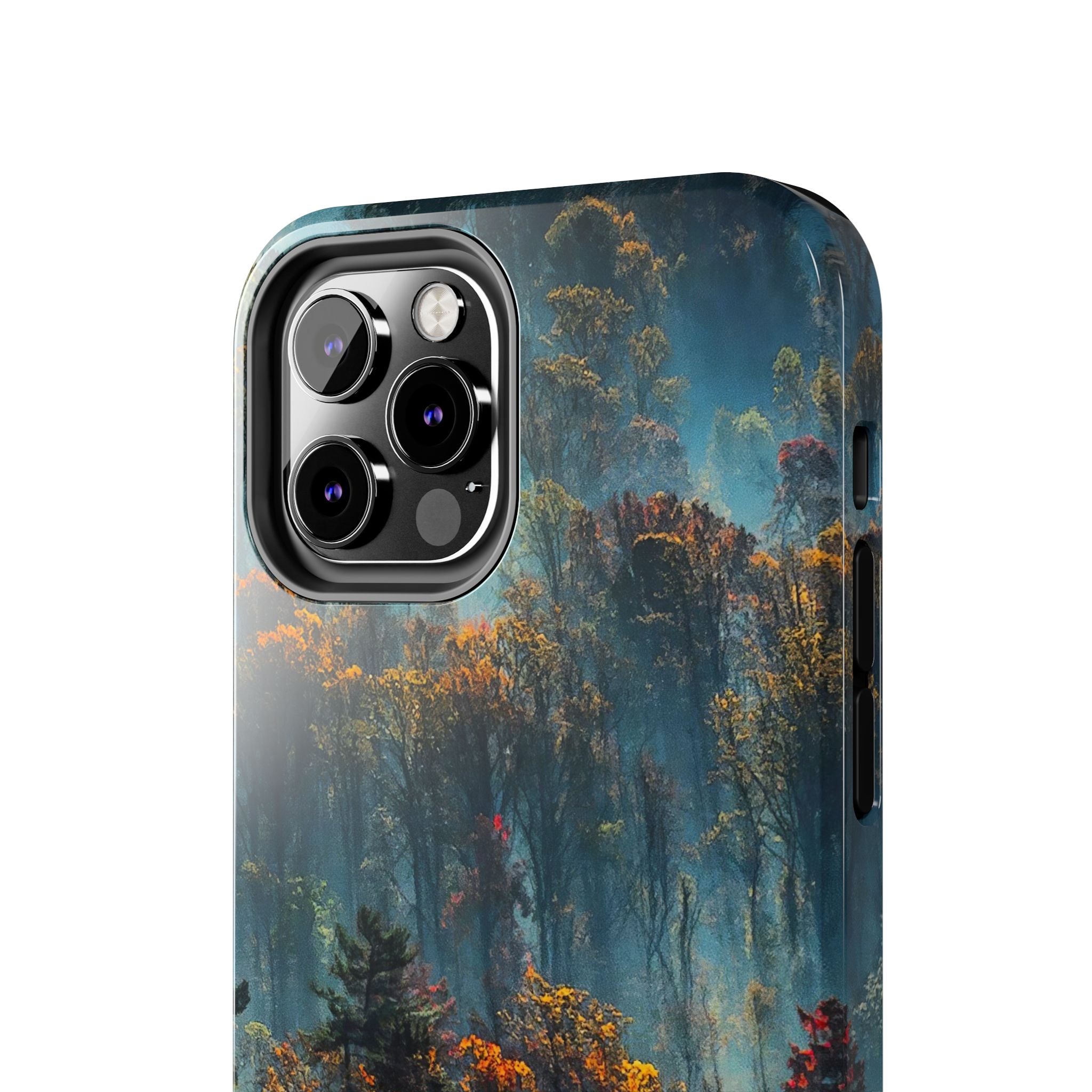 iphone-tough-case-misty-forrest-foggy-fall-iphone-covers-protective-smartphone-cover-nature-lover-gift-adventure-accessory