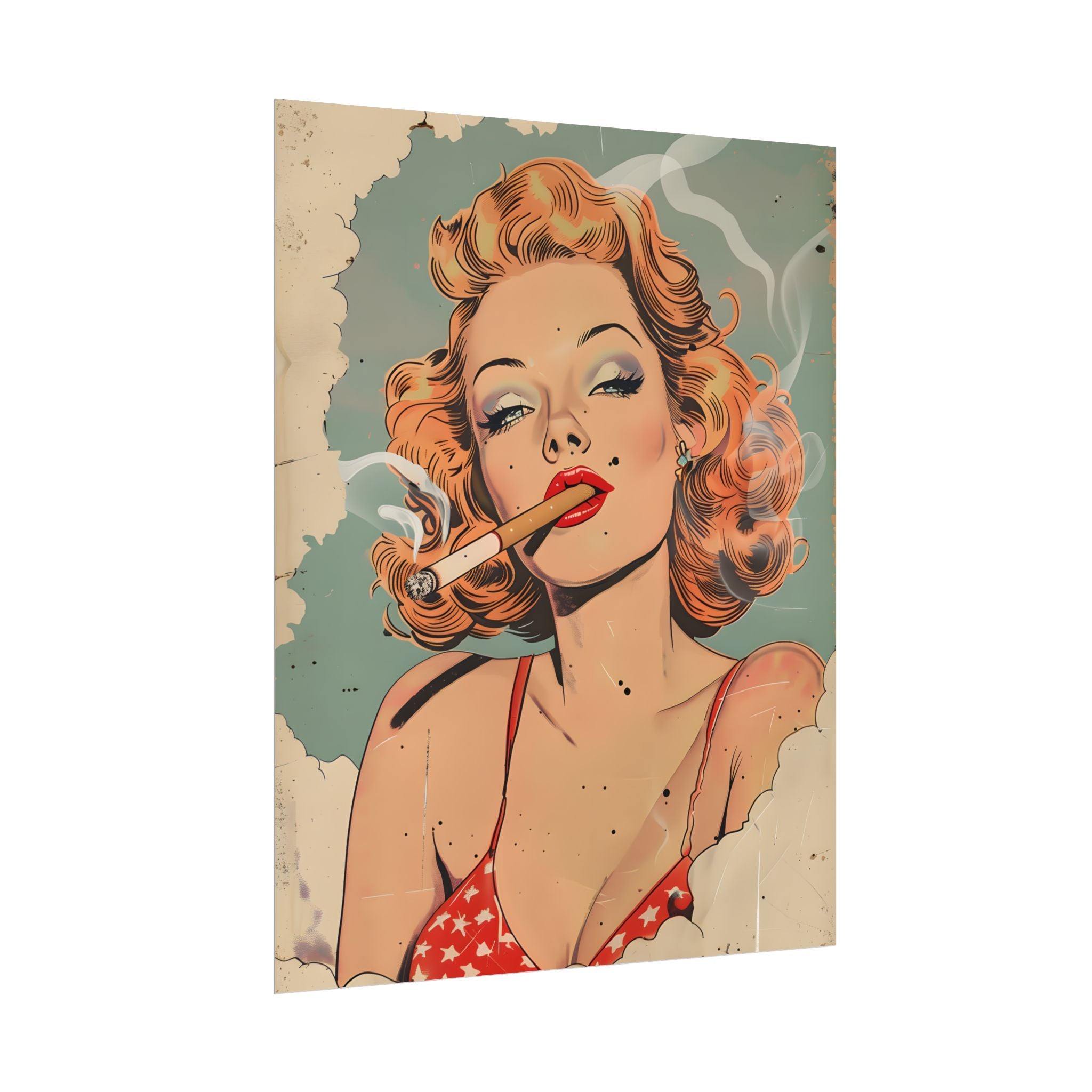 vintage-pin-up-girl-poster-print-girl-smoking-cigarette-wall-art-retro-pinup-poster-pin-up-illustration-home-decor-wall-hangi