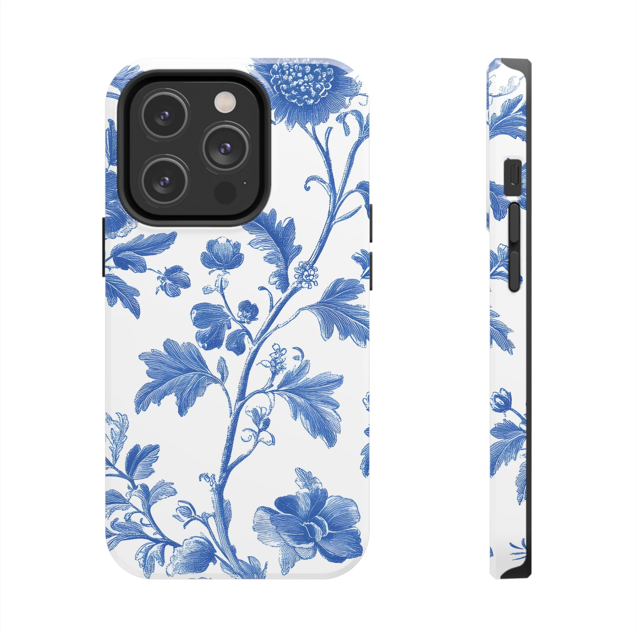 french-toile-floral-tough-iphone-case-blue-iphone-cover-protective-iphone-case-hard-shell-iphone-case-vintage-design-iphone-c