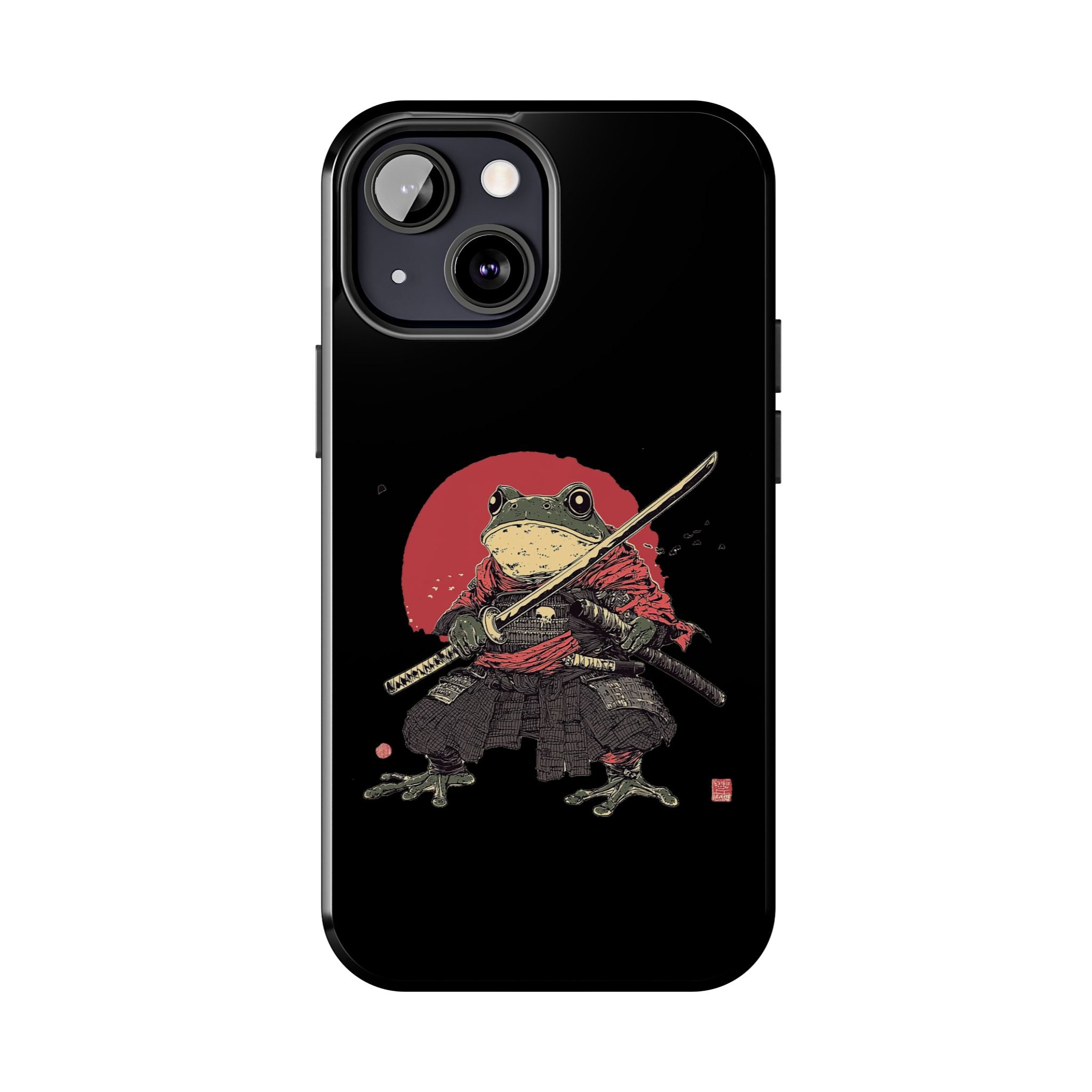 retro-vintage-ninja-frog-iphone-tough-case-red-sun-japanese-samurai-frog-design-ninja-warrior-black-iphone-hard-cover-1