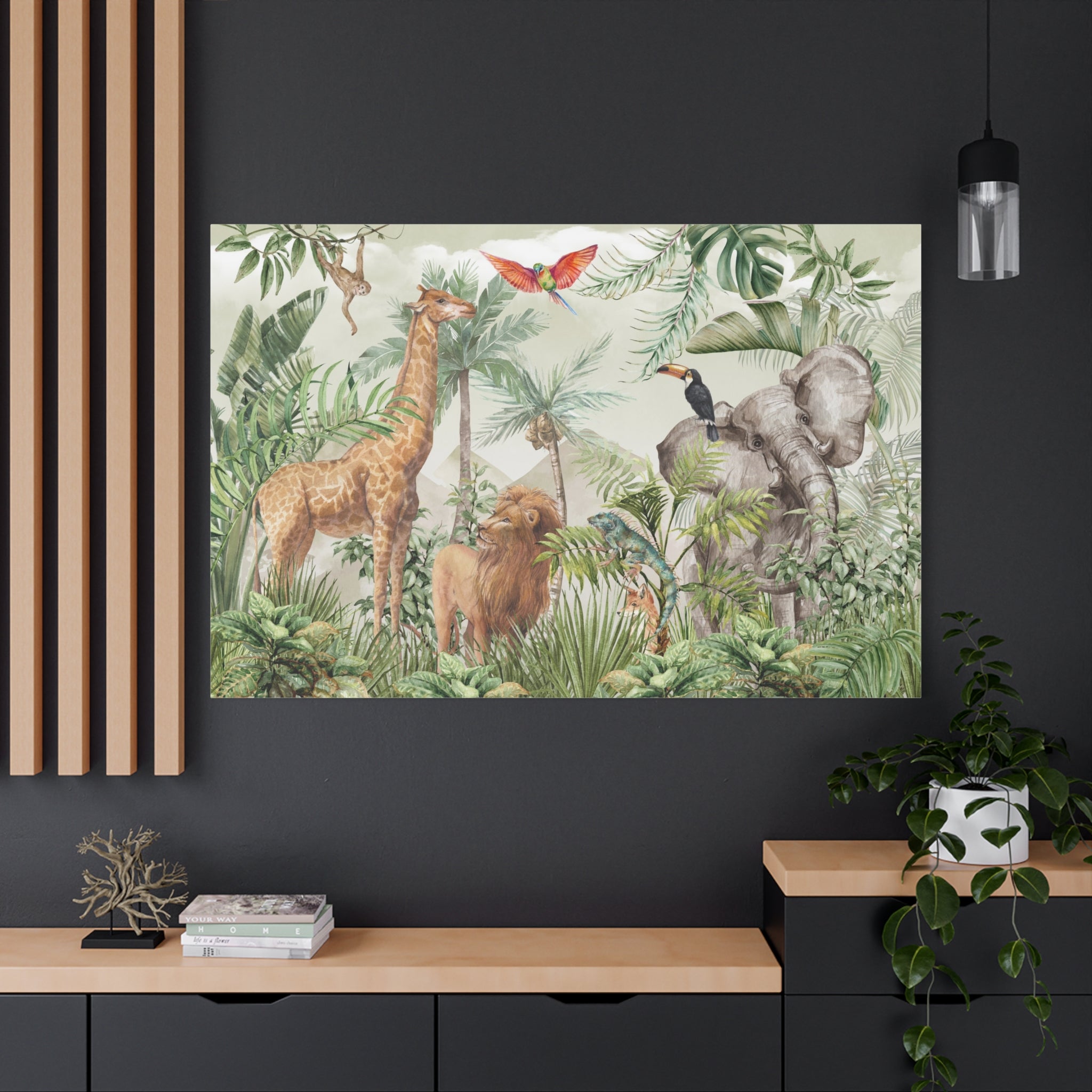 canvas-wall-art-jungle-safari-nursery-decor-safari-print-nursery-art-woodland-nursery-decoration-baby-nursery-safari-prints