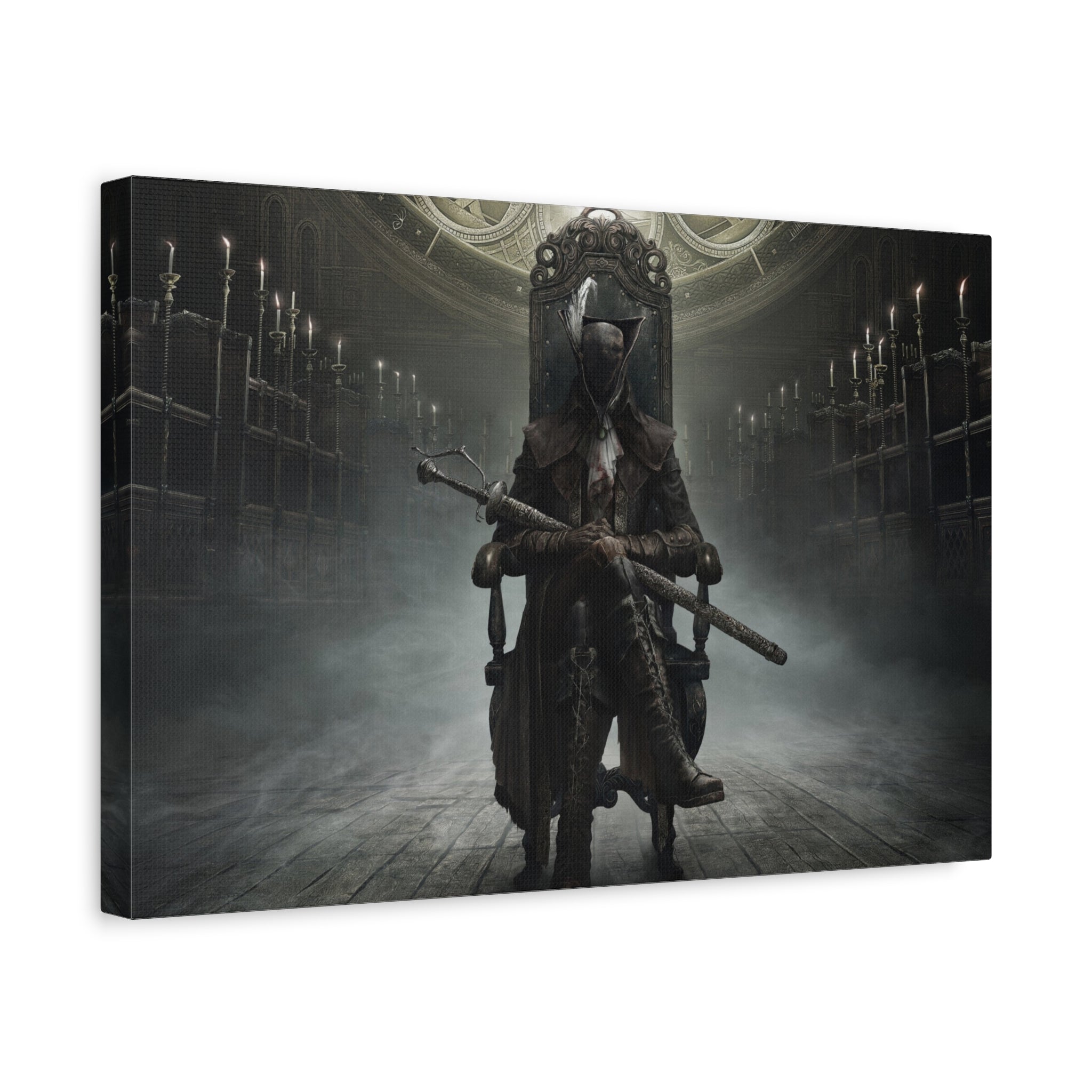 Bloodborne Boss Lady Maria Canvas Wall Art, Home Wall Decor, Game Wall Art Print, Gothic Art