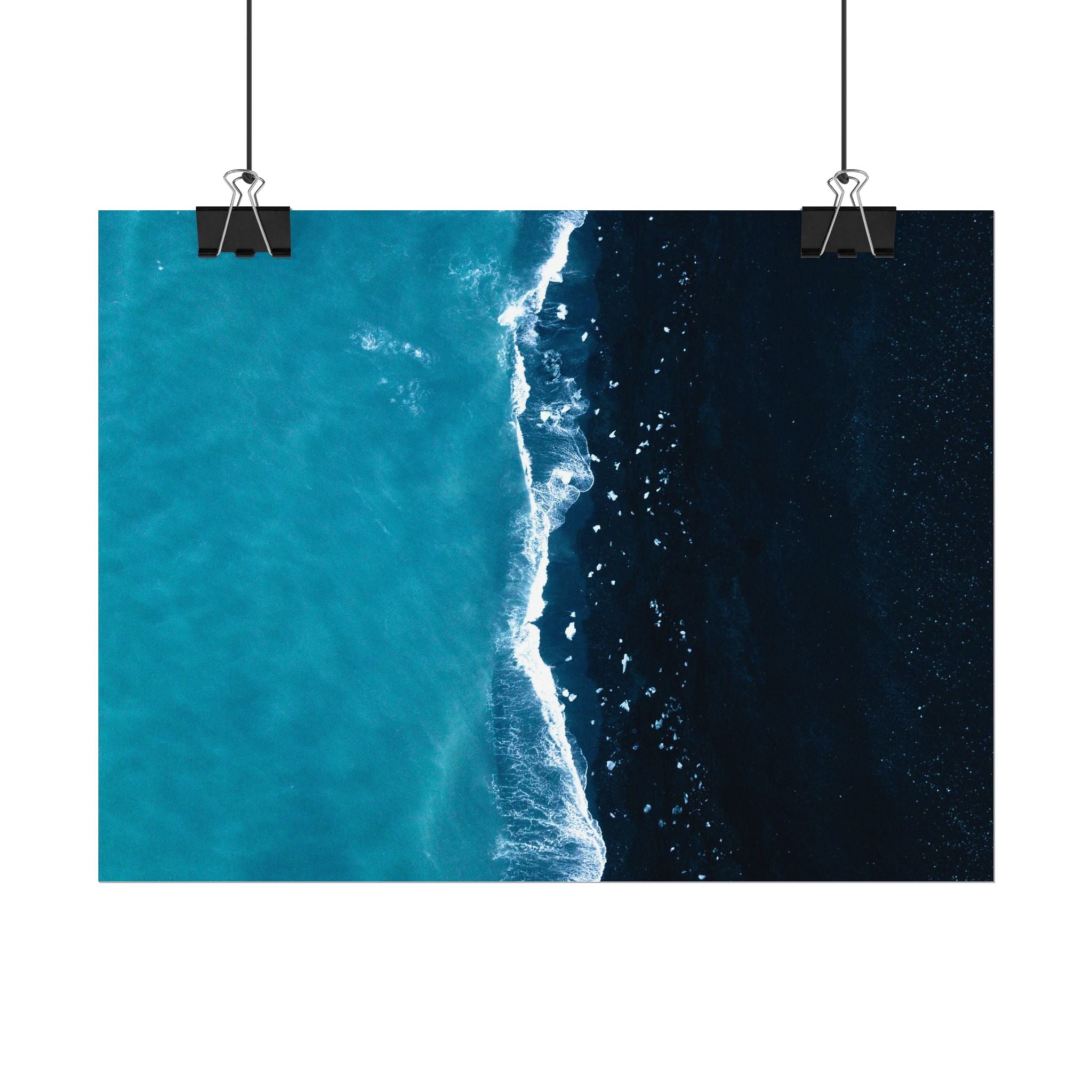 ocean-minimalist-decor-poster-print-beach-wall-art-coastal-photography-blue-ocean-print-sand-landscape-home-office-decoration