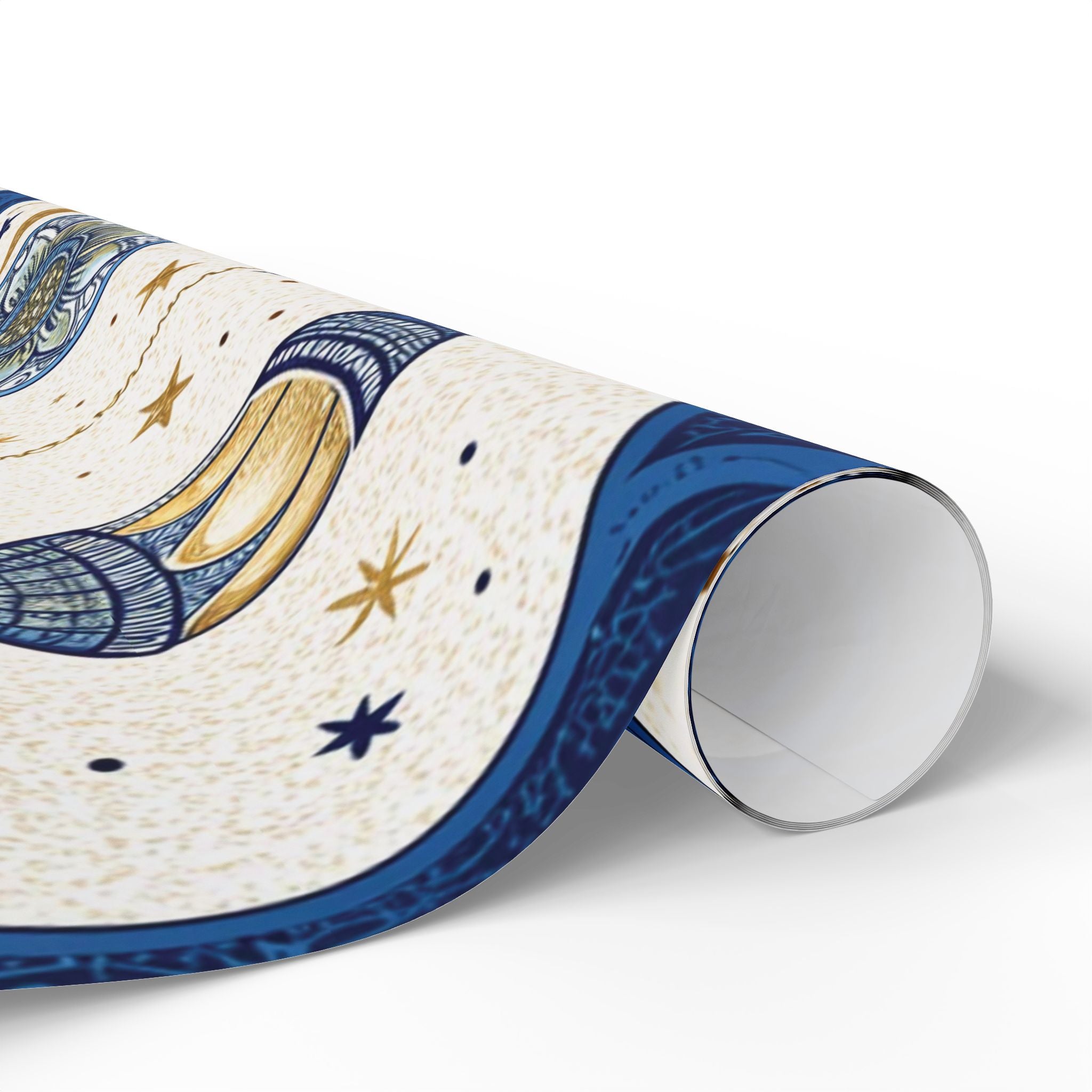 ramadan-night-wrapping-papers-islamic-crescent-moon-gift-wrap-mosque-silhouette-eid-holiday-supplies-festive-present-packagin