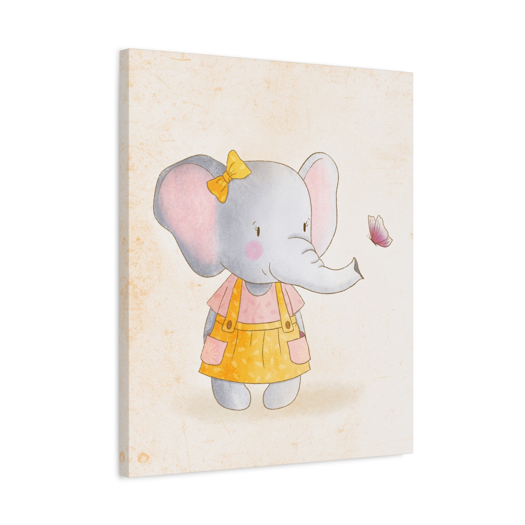 canvas-wall-art-cute-elephant-nursery-decor-baby-elephant-print-nursery-art-cute-elephant-decoration-baby-nursery-cute-animal