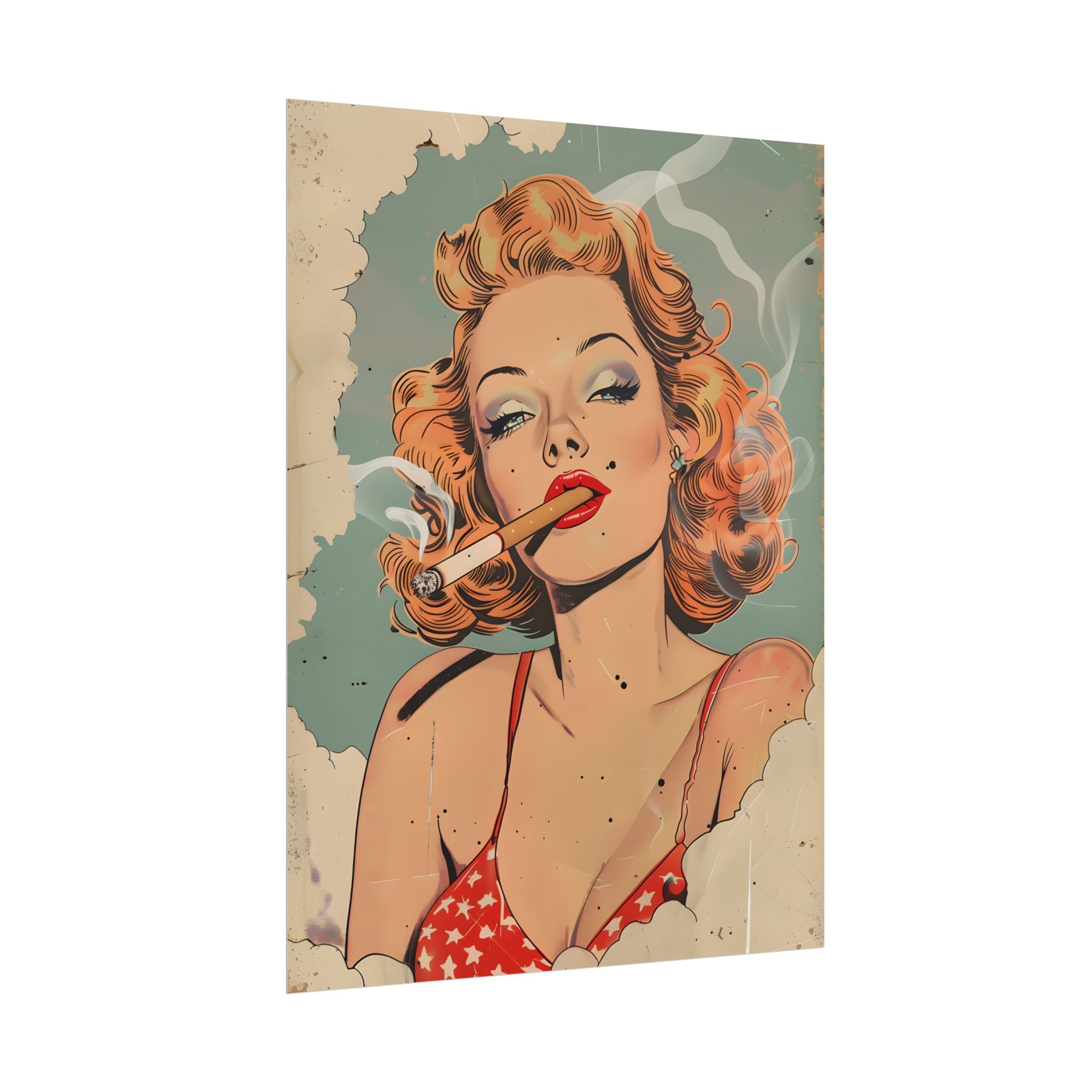 vintage-pin-up-girl-poster-print-girl-smoking-cigarette-wall-art-retro-pinup-poster-pin-up-illustration-home-decor-wall-hangi