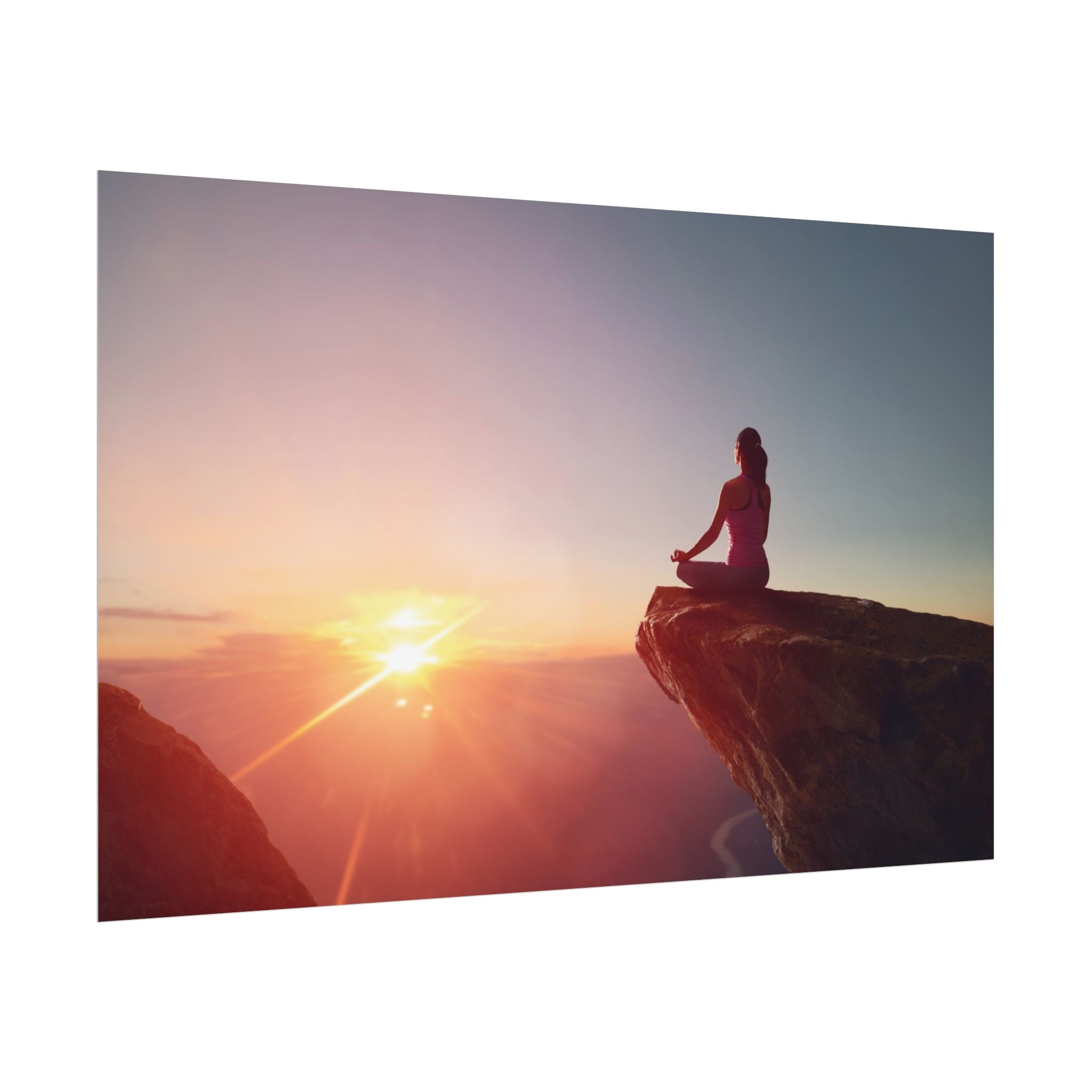 sunset-meditation-poster-yoga-wall-decor-mindfulness-poster-art-print-spiritual-gift-serene-home-decor-rolled-posters