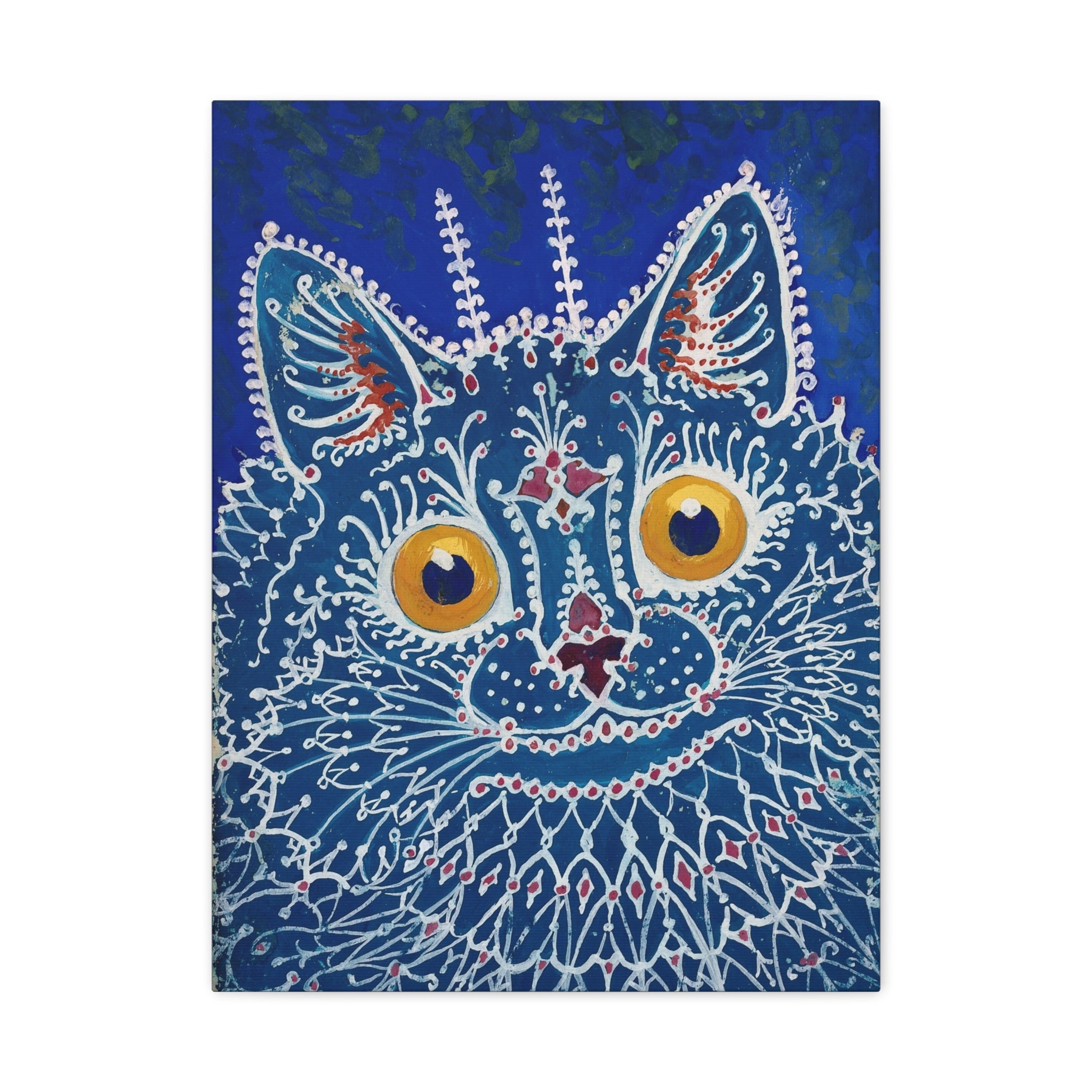 canvas-print-louis-wain-cat-gothic-style-gouache-art-large-wall-decor-matte-stretched-home-office-decoration-unique-cat-print