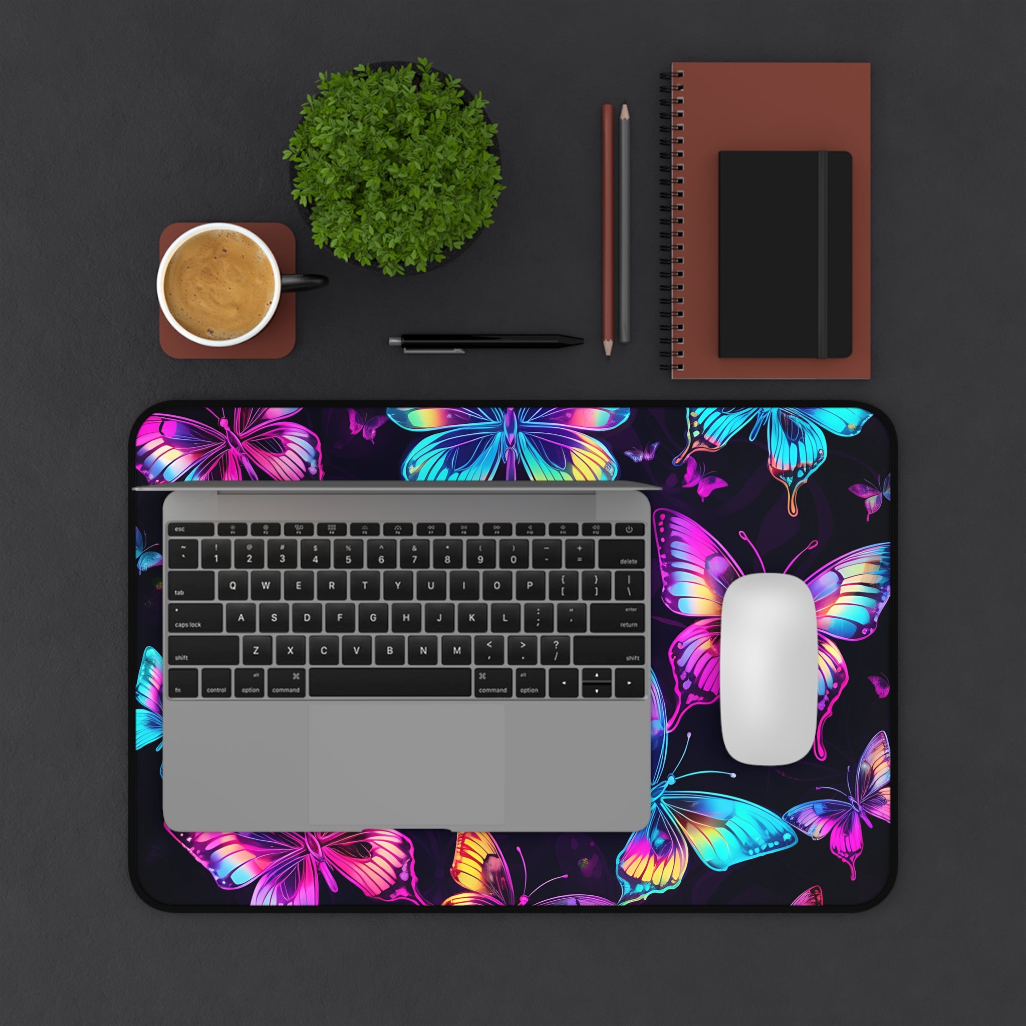 vibrant-pink-blue-butterfly-and-neon-mouse-pad-desk-pad-desk-accessories-office-decor-large-mousepad