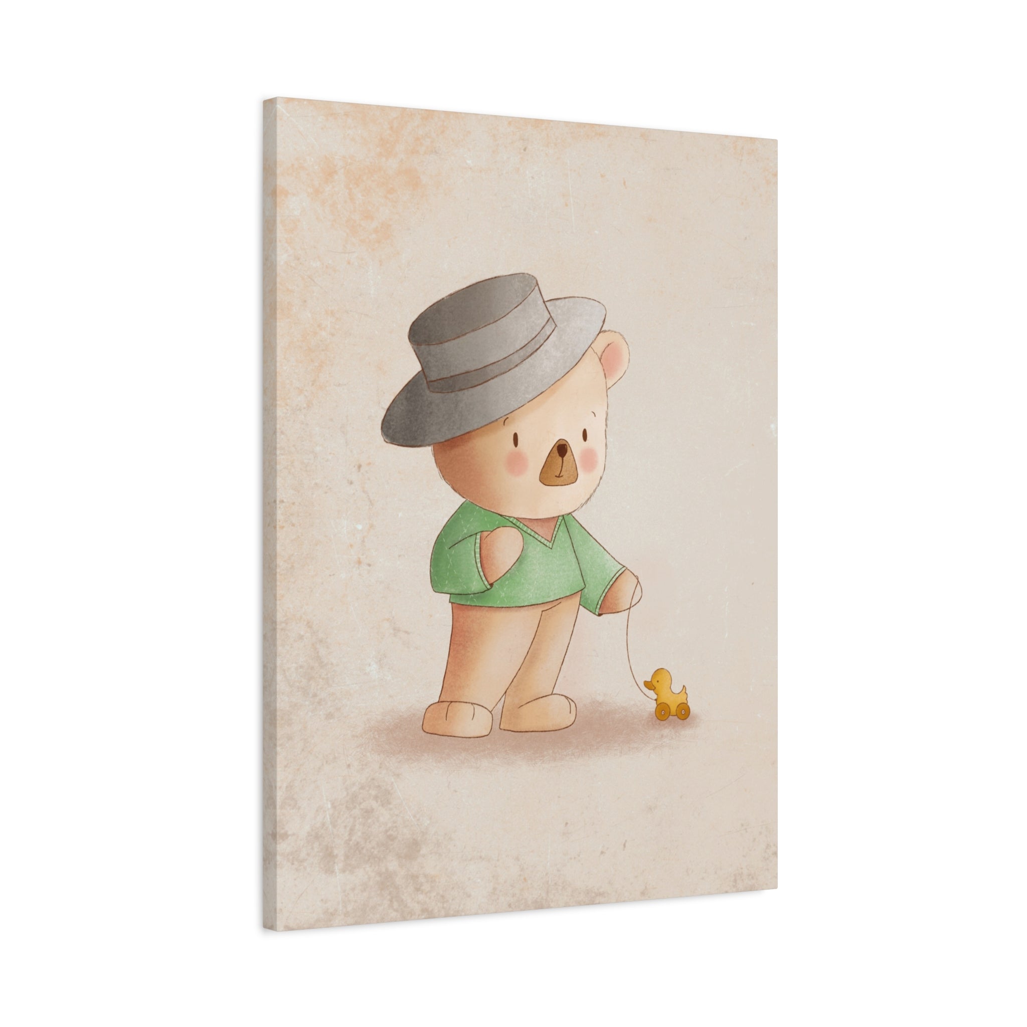canvas-wall-art-cute-bear-nursery-decor-baby-bear-print-stretched-canvas-nursery-art-cute-bear-decoration-baby-nursery-cute-a