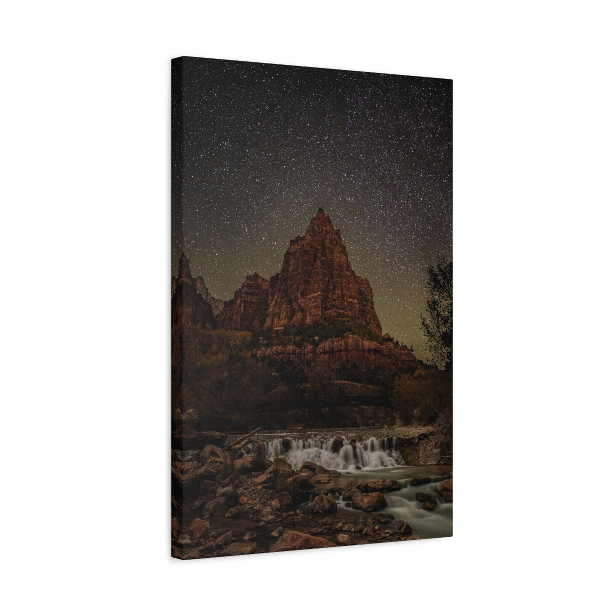 canvas-wall-art-zion-national-park-mountain-nature-landscape-starry-night-canvas-print-living-room-decor-rustic-decor