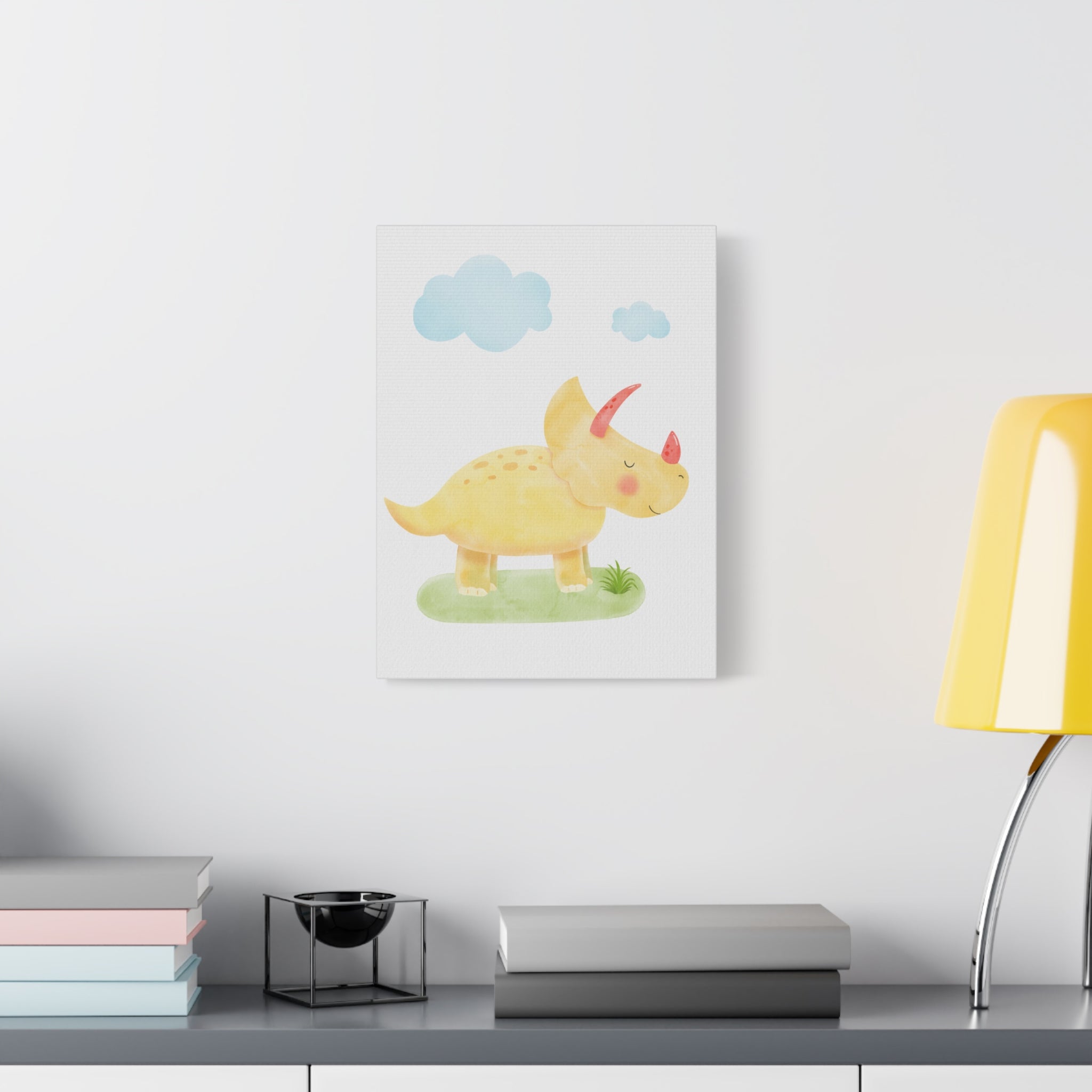 canvas-wall-art-cute-yellow-dino-nursery-decor-baby-dinosaur-print-nursery-art-cute-dinosaur-decoration-baby-nursery-dinosaur