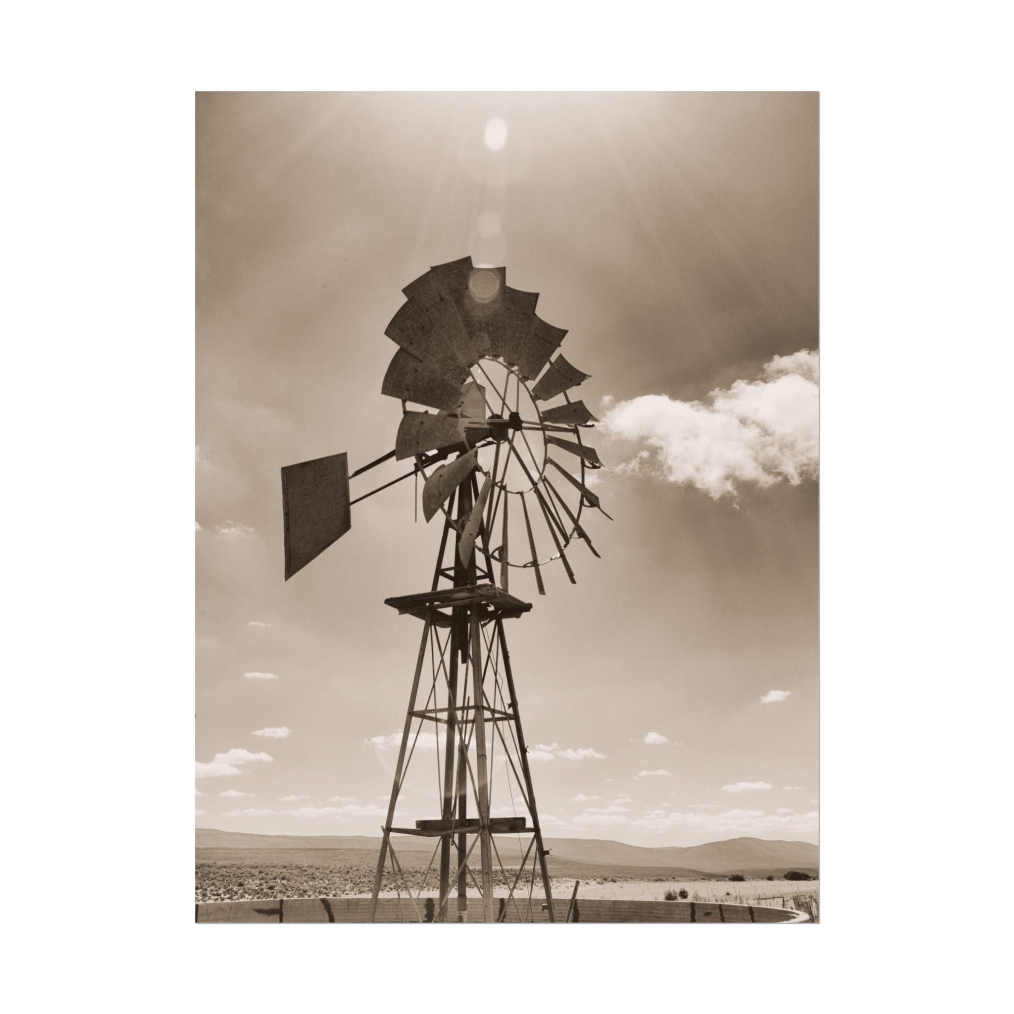 rustic-windmill-photography-poster-print-farm-house-wall-decor-gift-for-farmers-country-home-decor-windmill-wall-art
