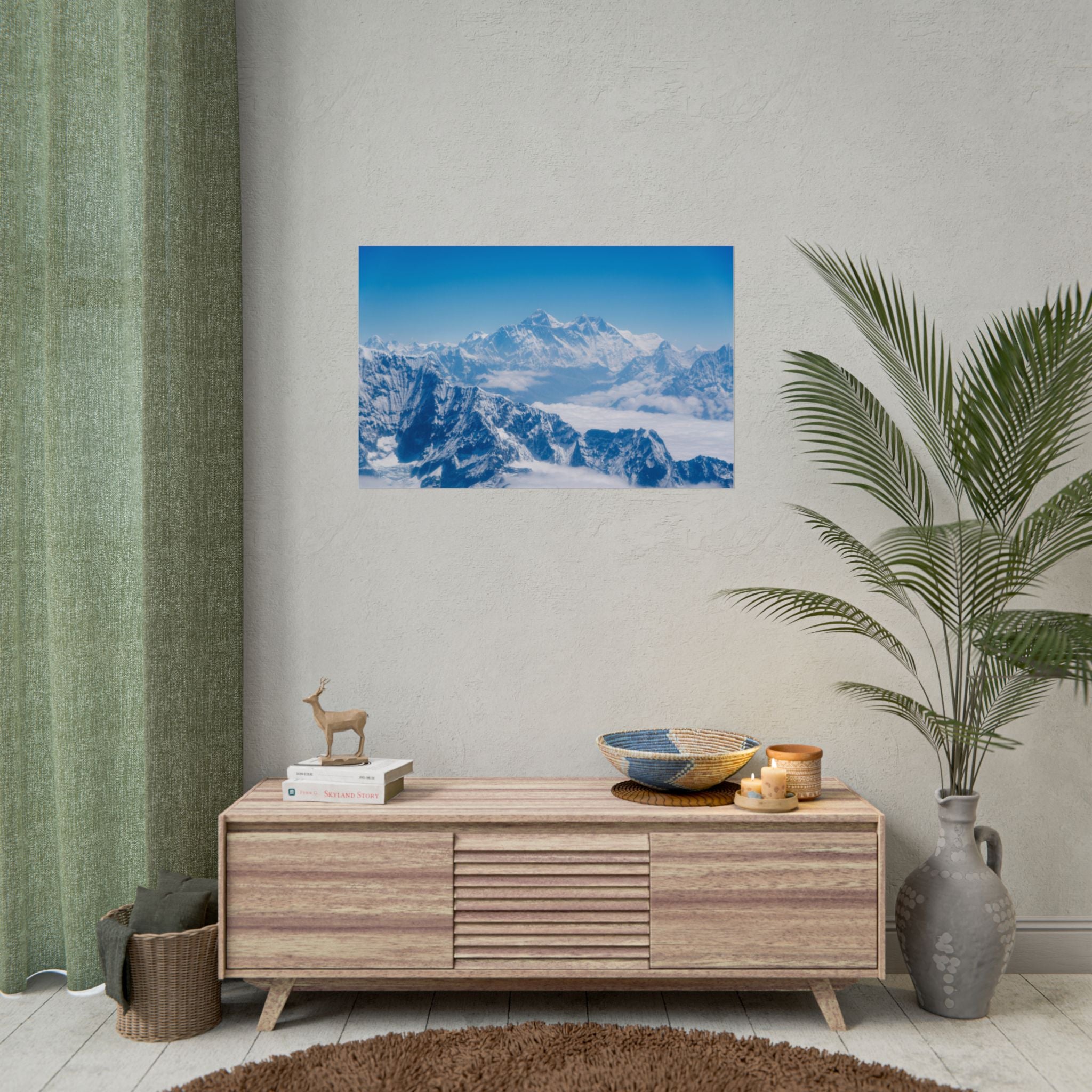 blue-mountain-poster-wall-art-blue-nature-art-print-home-decor-winter-landscape-wall-decor-mountain-print-wall-hanging