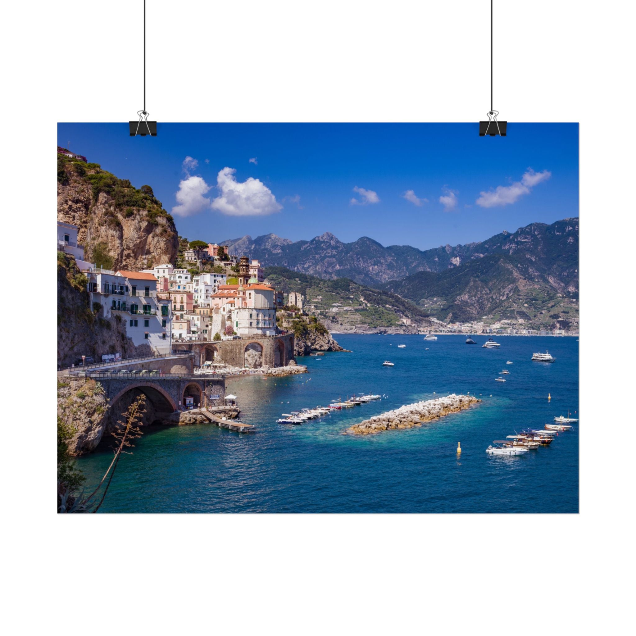 italy-amalfi-coast-poster-print-coastal-wall-decor-coastal-wall-art-coastal-wall-hanging-beach-wall-art