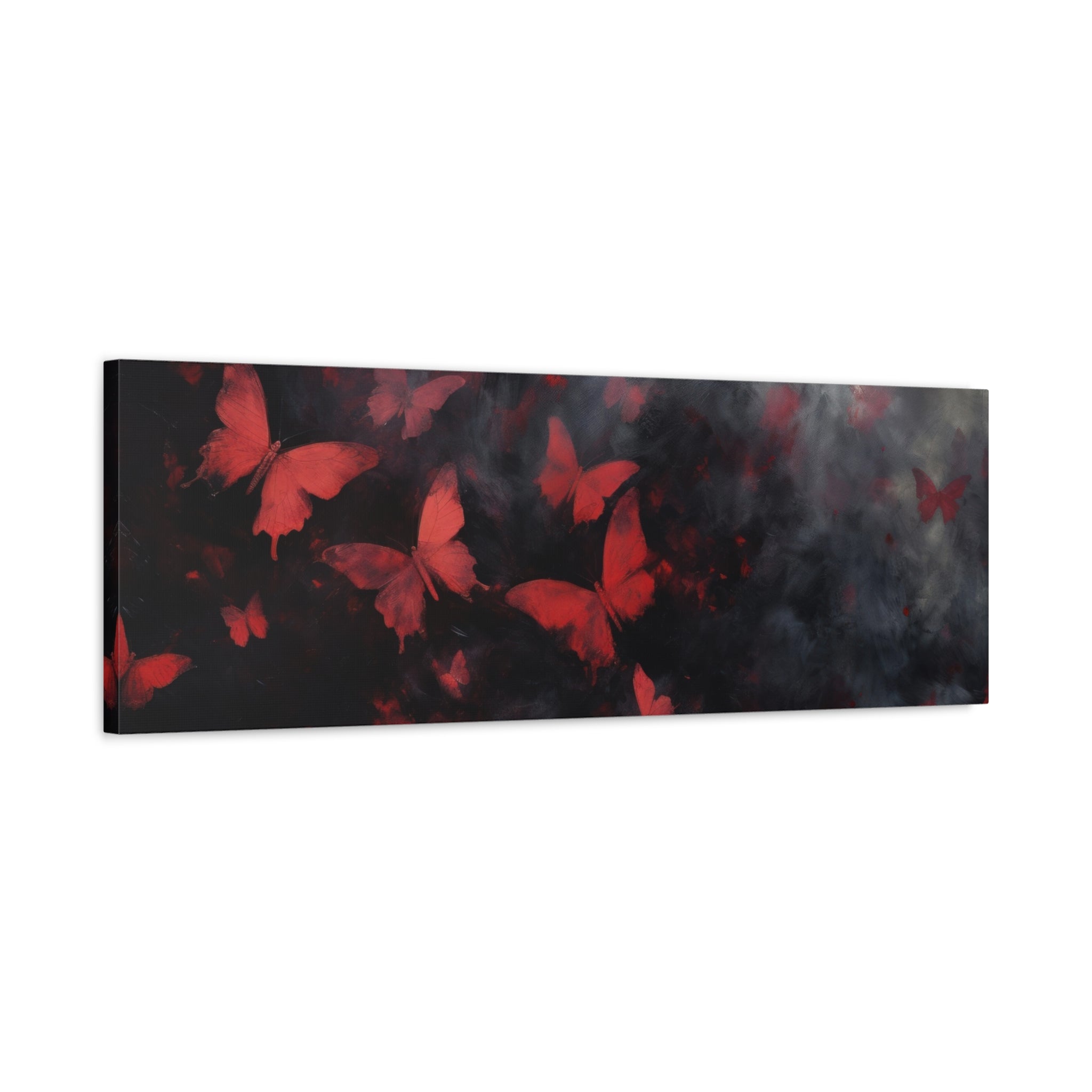 canvas-print-red-butterfly-brush-strokes-elegant-living-room-decor-housewarming-gift-canvas-wall-art-abstract-paintings