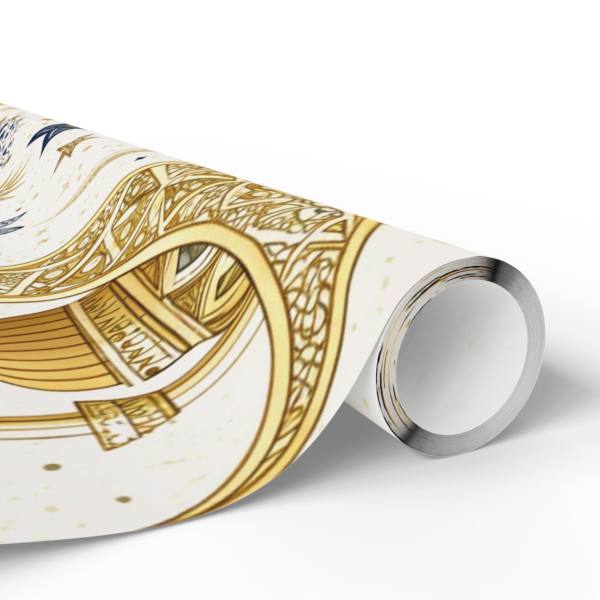 ramadan-night-wrapping-papers-islamic-crescent-moon-gift-wrap-mosque-silhouette-eid-holiday-supplies-festive-present-packagin