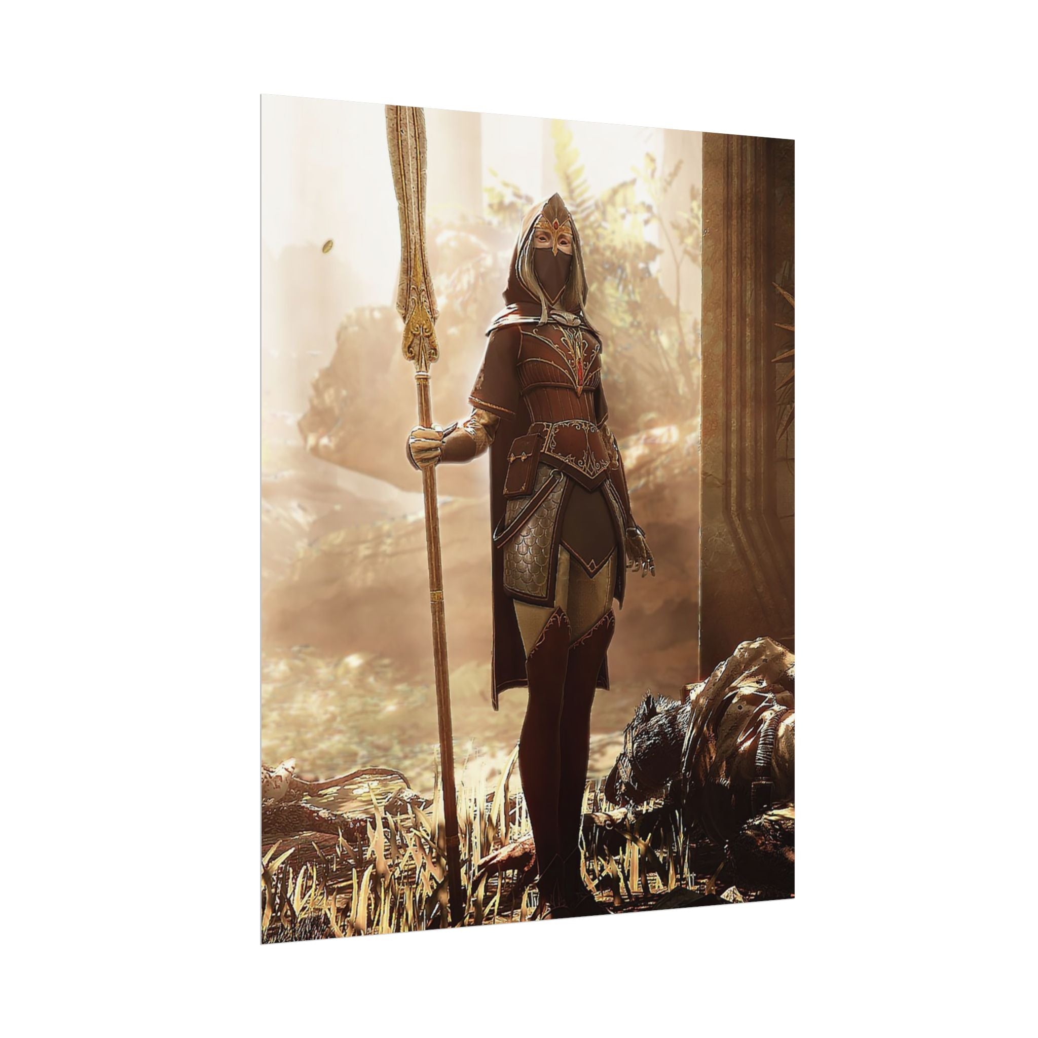 Warhammer 40K Vermintide 2 Kerillian Handmaiden Poster Print — Rolled Wall Art for Gamers & Collectors, Space Marine Wall Art, Gaming Room Decor