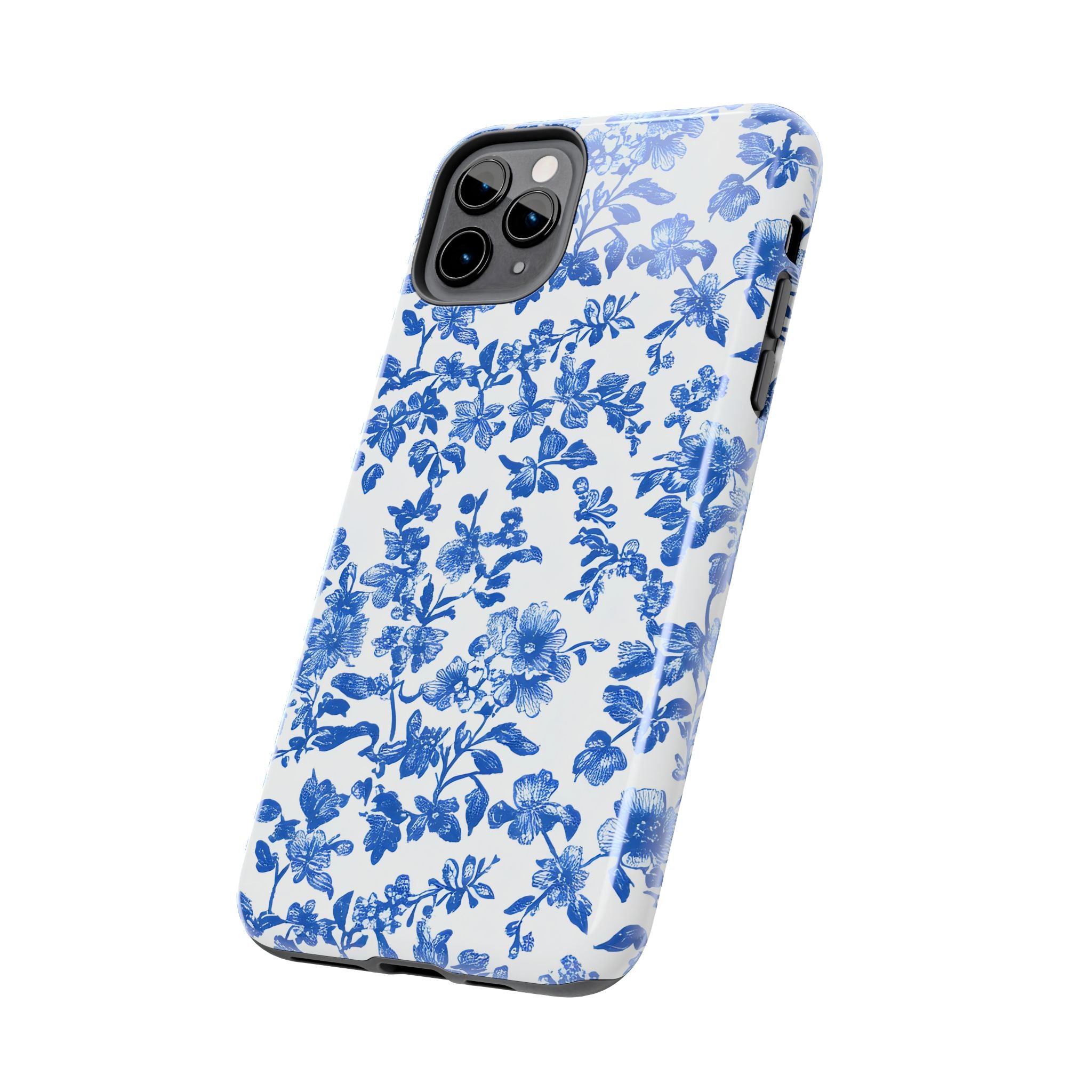 french-toile-floral-tough-iphone-case-blue-iphone-cover-protective-iphone-case-hard-shell-iphone-case-vintage-design-phone-ca
