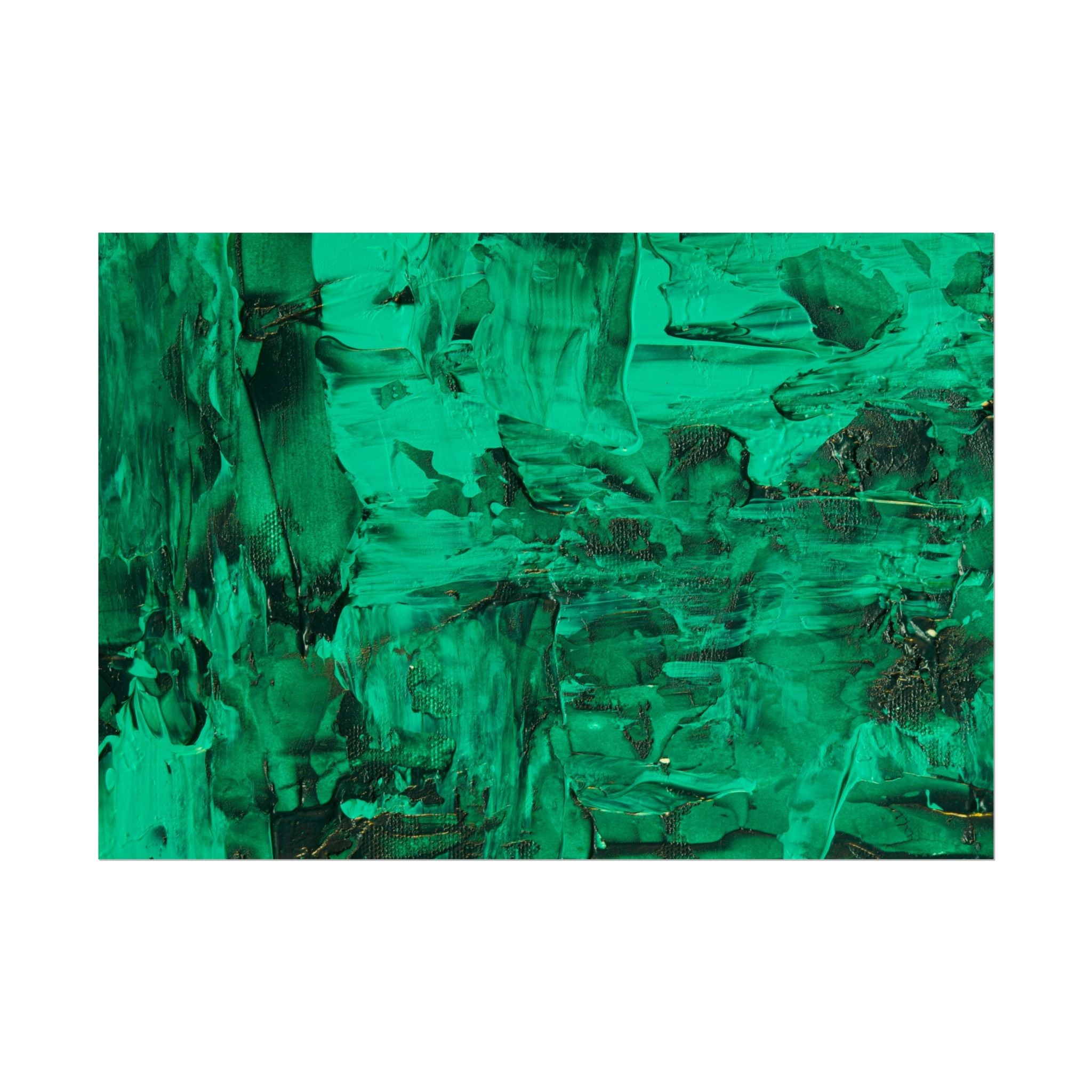 Abstract Green Poster Wall Art, Home Decor, Office Decor, Green Canvas Bedroom, Green Poster Print, Modern Art, Green Wall Decor