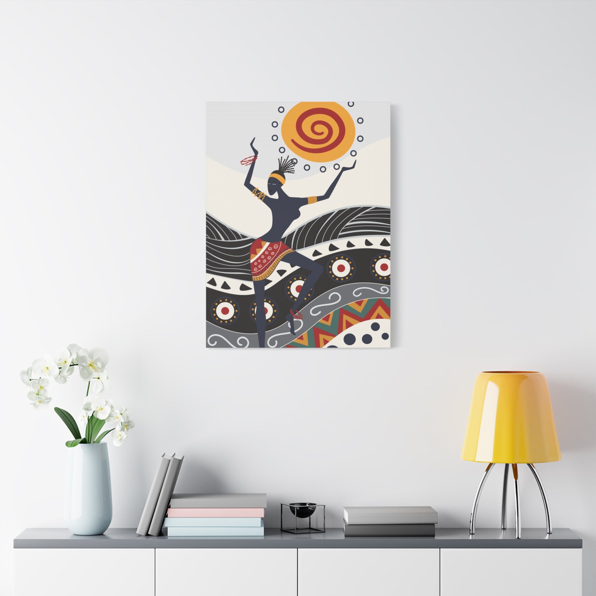 stretched-canvas-print-african-ornament-traditional-dance-wall-decor-african-wall-art-tribal-home-decoration-ethnic-african-a