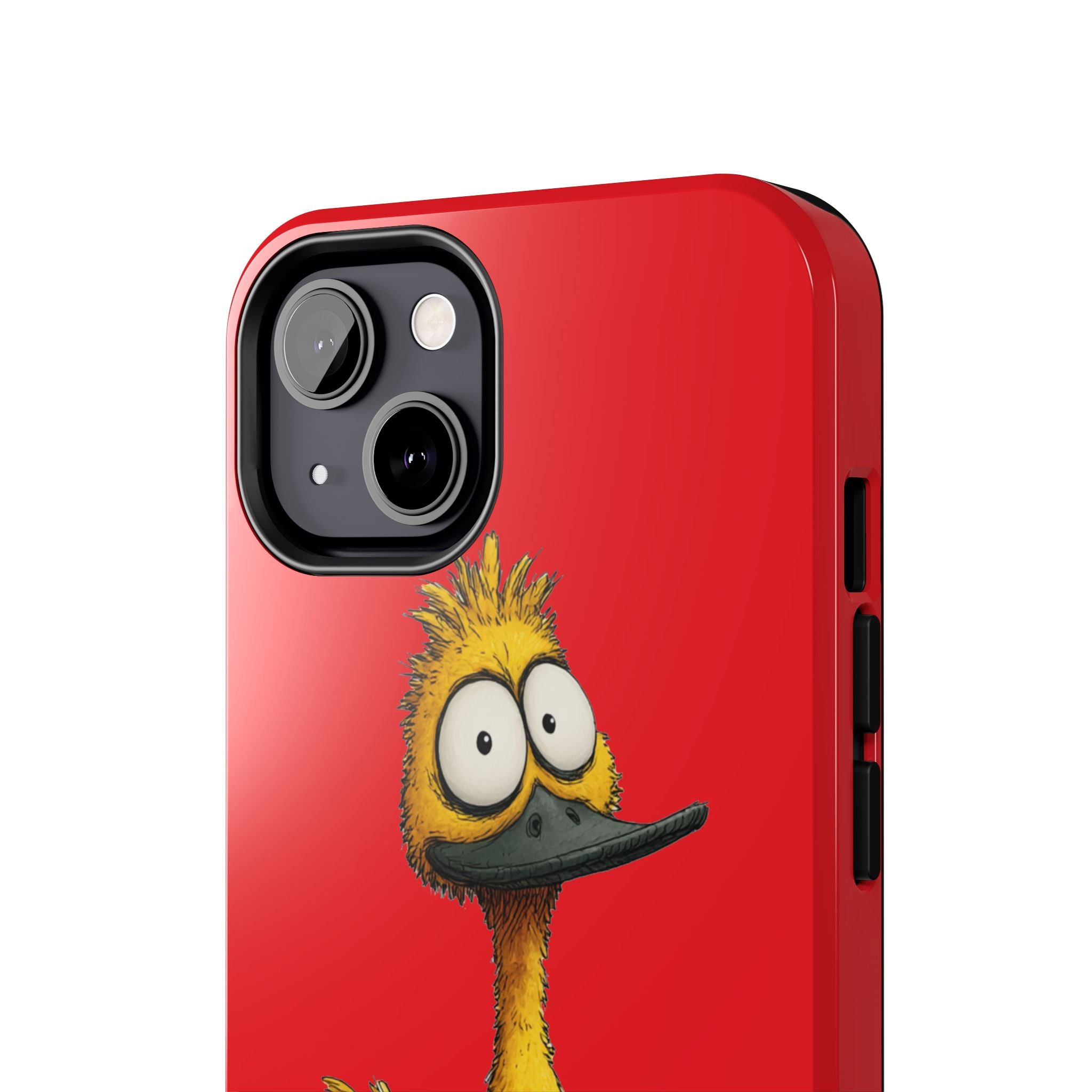 Quirky Funny Duck iPhone Tough Case - Kawaii Animal Phone Cover - Protective Phone Cover - Yellow iPhone Case