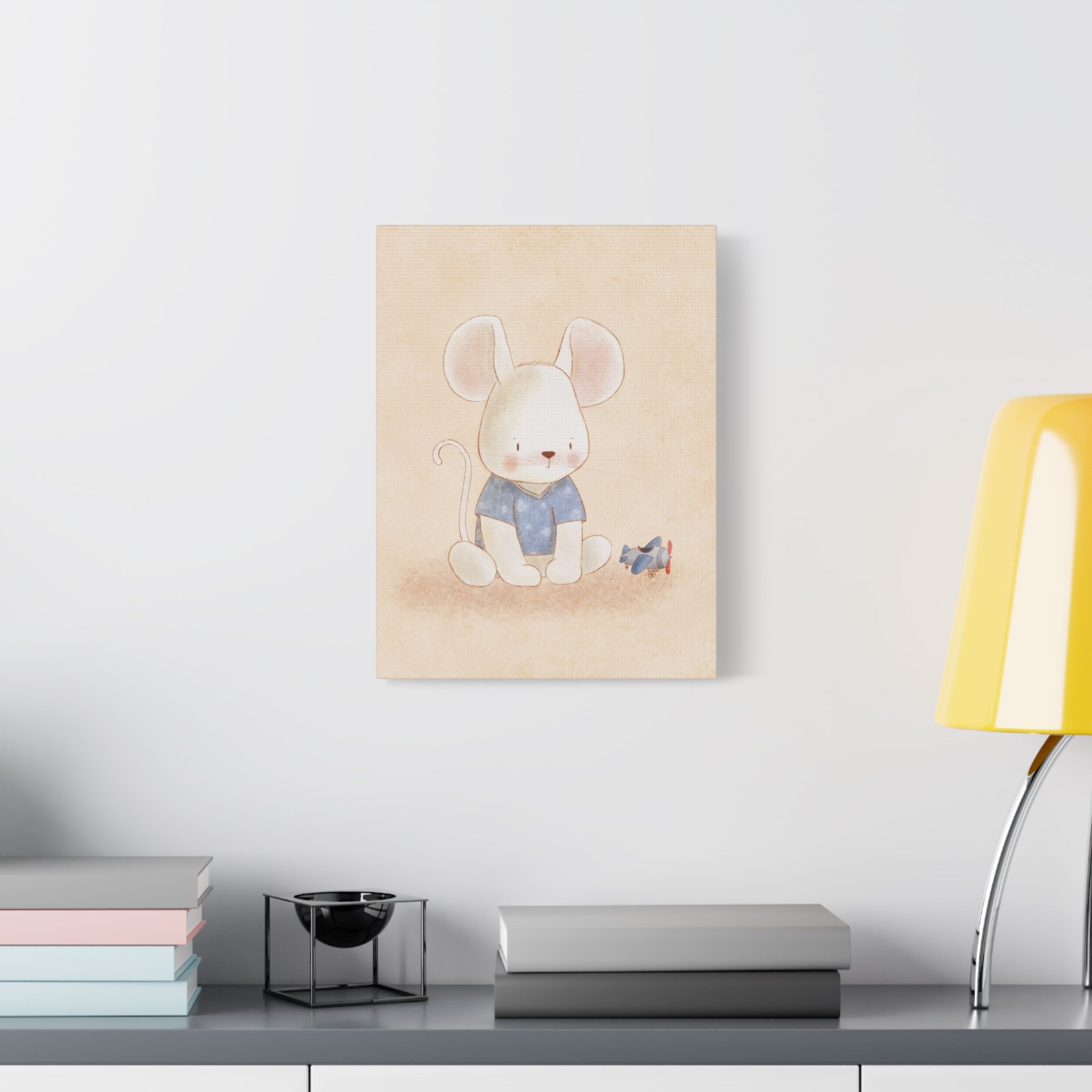 canvas-wall-art-cute-mouse-nursery-decor-baby-mouse-print-nursery-art-cute-mouse-decoration-baby-nursery-cute-animals
