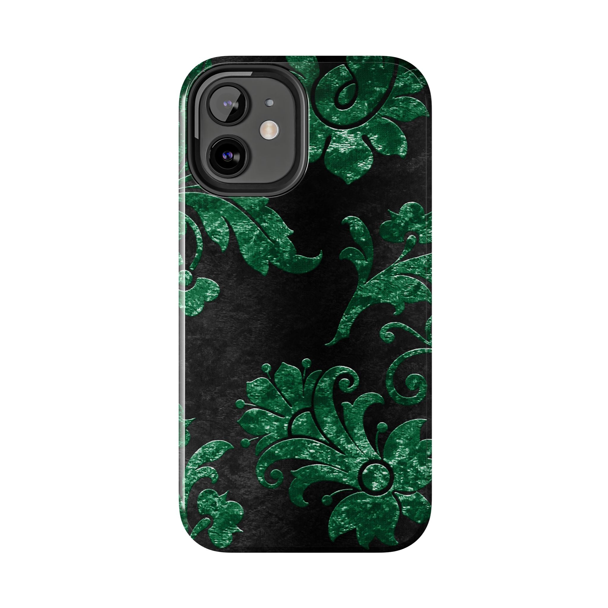 embossed-emerald-velvet-tough-iphone-case-protective-iphone-cover-heavy-duty-iphone-case-rugged-phone-case-durable-smartphone