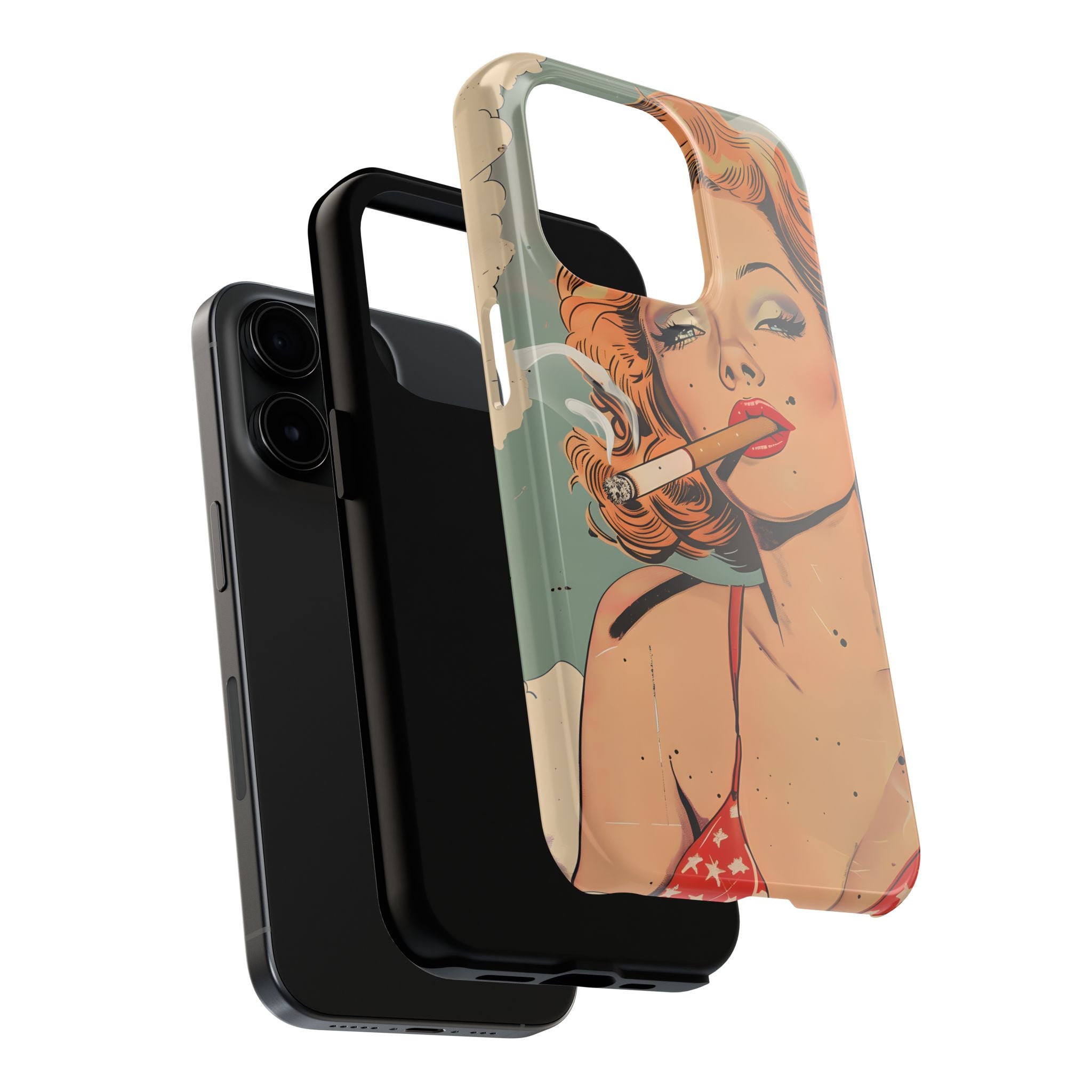 tough-phone-cases-vintage-pin-up-girl-iphone-cover-strong-phone-protector-retro-pinup-design-protective-smartphone-case