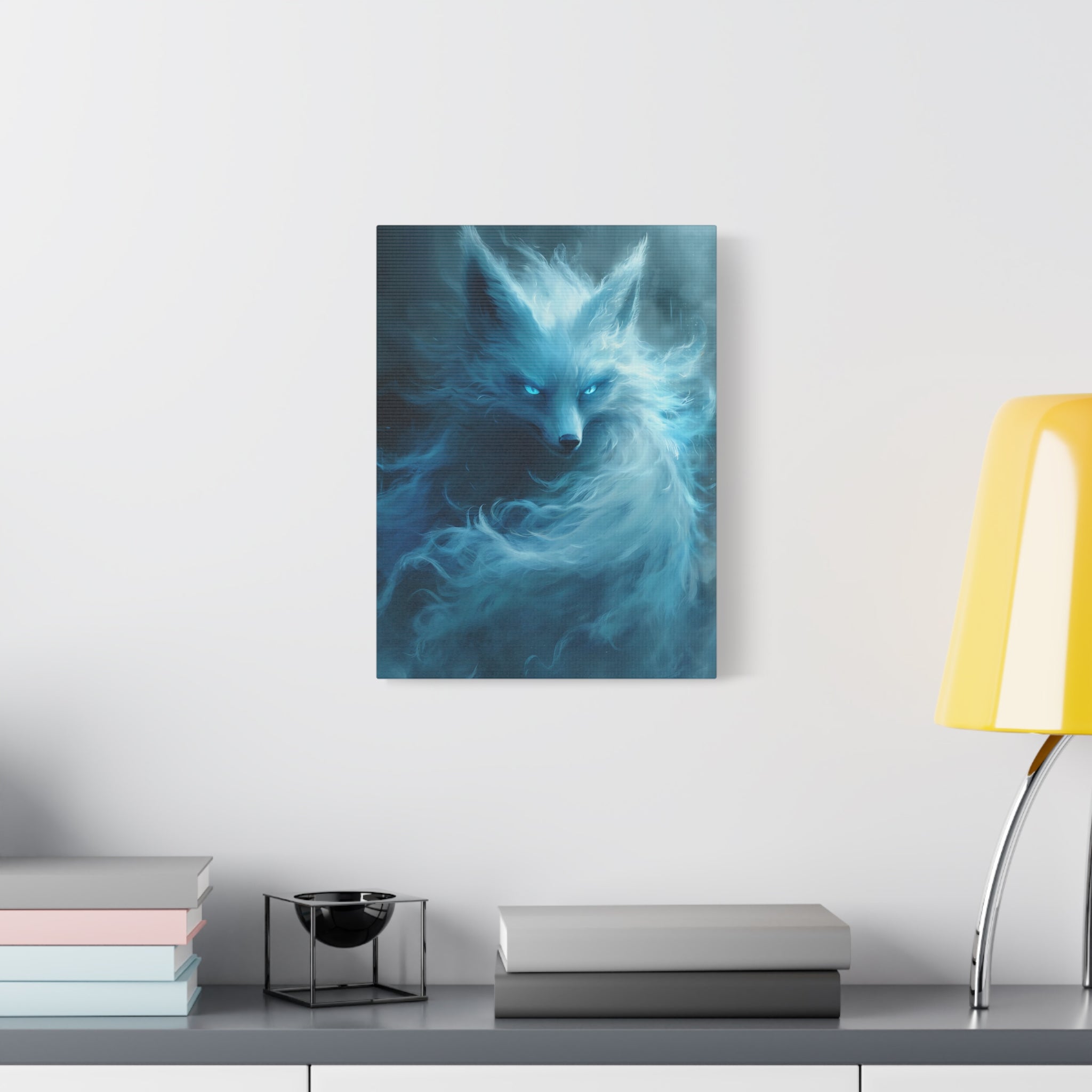 canvas-wall-art-white-snow-fox-fantasy-decor-wildlife-wall-art-home-decor-animal-lover-gift-nature-print-canvas-print-gift