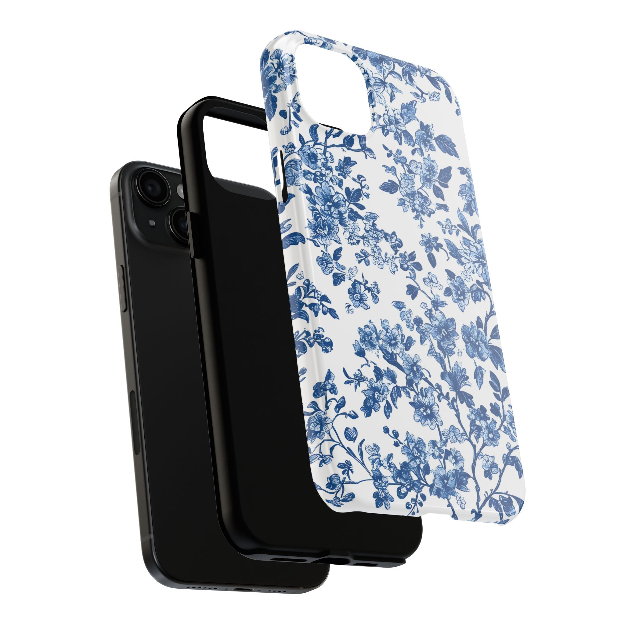 french-toile-floral-tough-iphone-case-blue-iphone-cover-protective-iphone-case-hard-shell-iphone-case-vintage-design-phone-ca