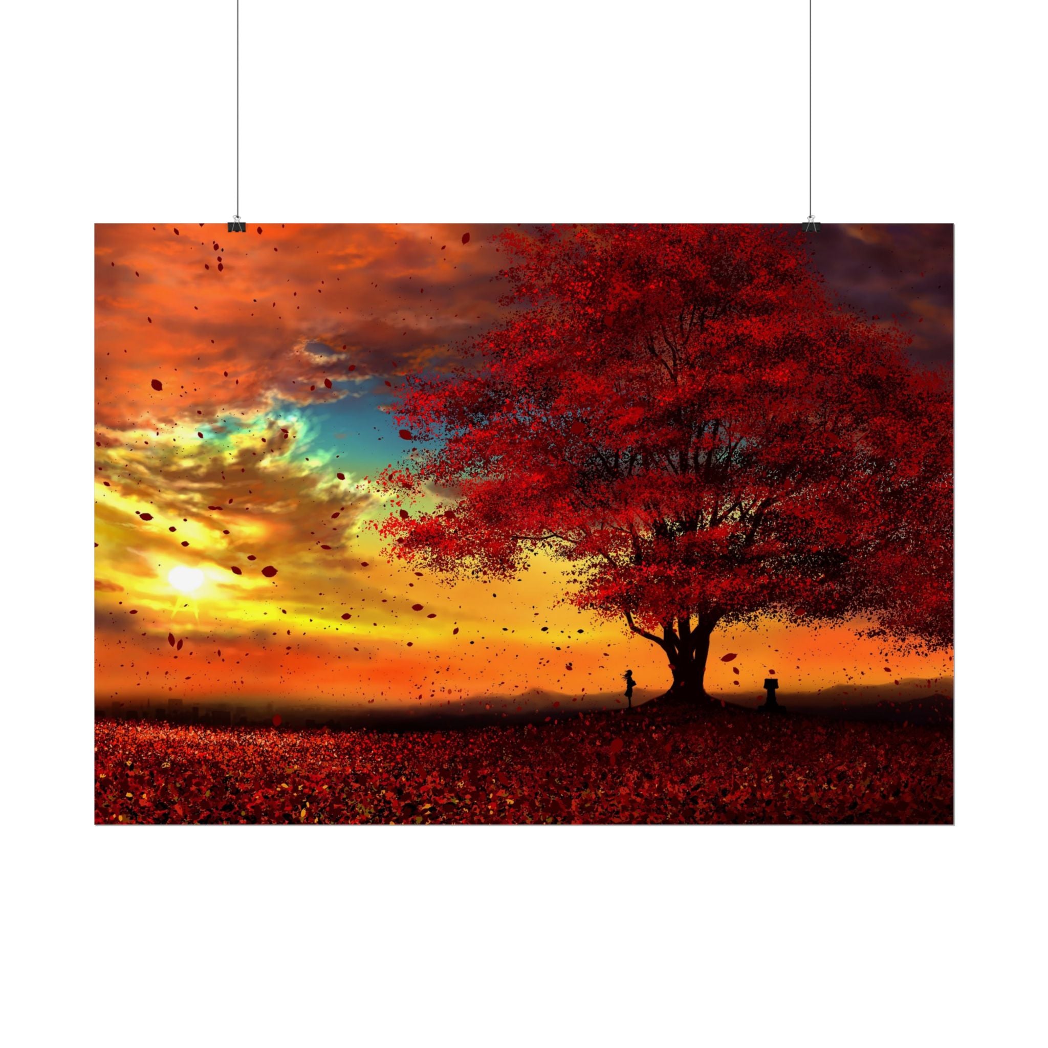sunset-scenery-autumn-poster-print-wall-art-decor-home-decoration-nature-artwork-gift-idea-wall-hanging