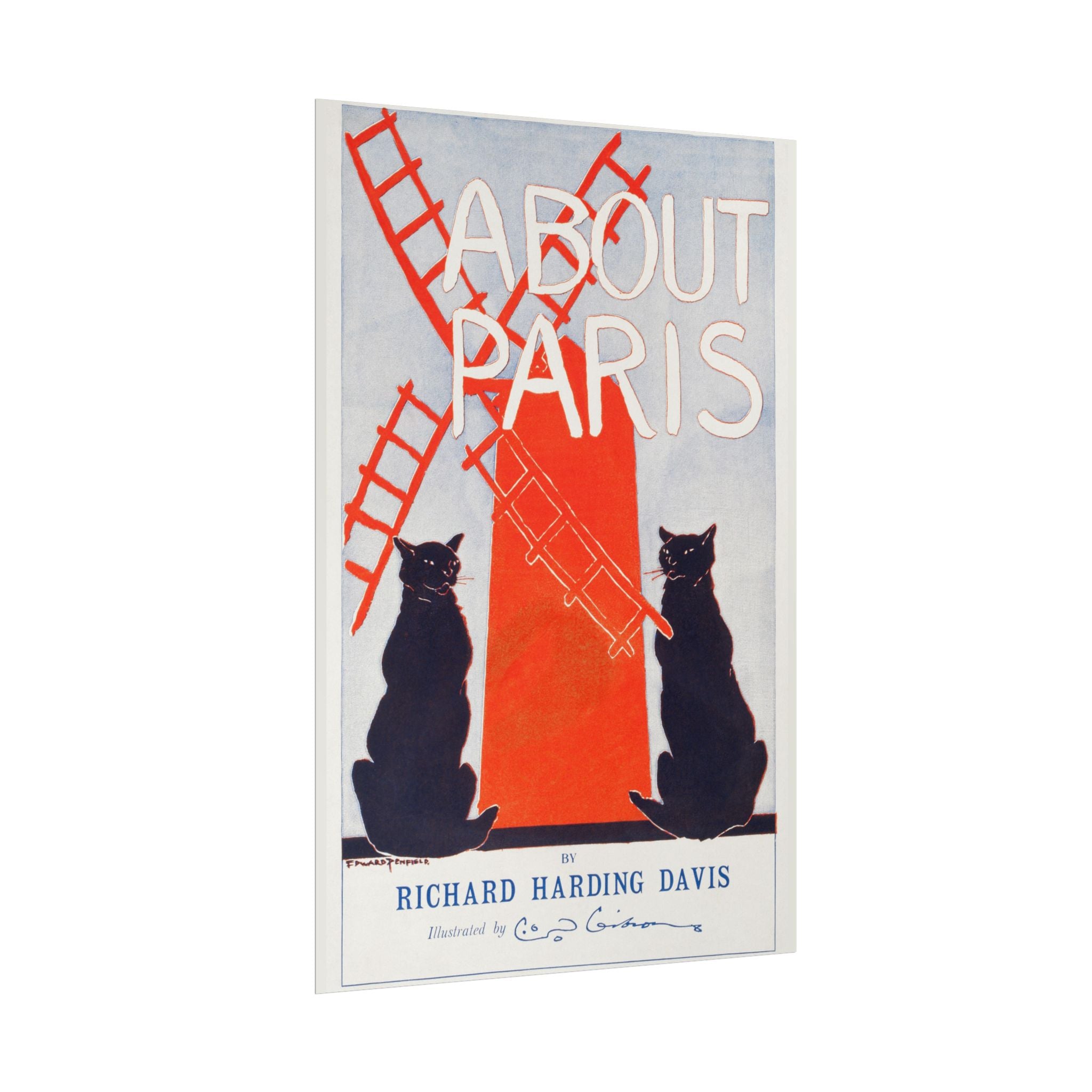 poster-print-paris-decor-by-edward-penfield-rolled-poster-fine-art-black-cats-living-room-home-decor-parisian-illustration-po