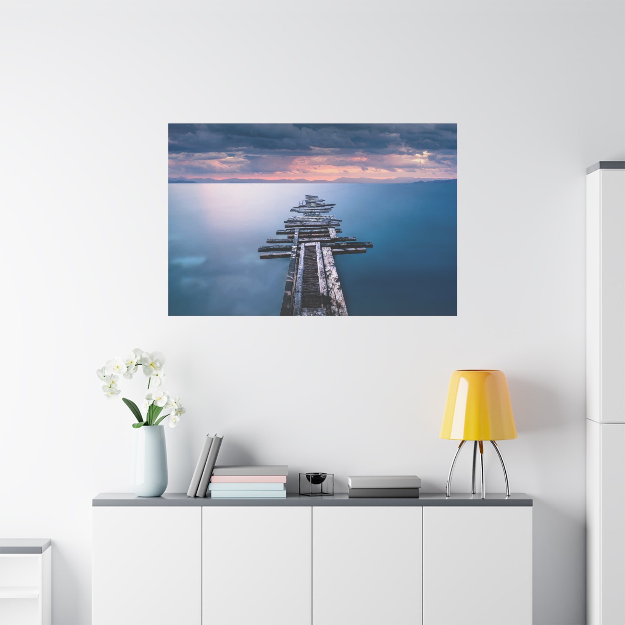 canvas-print-ocean-scenery-matte-canvas-wall-art-seascape-nature-decor-stretched-canvas-coastal-home-decoration-dock-artwork